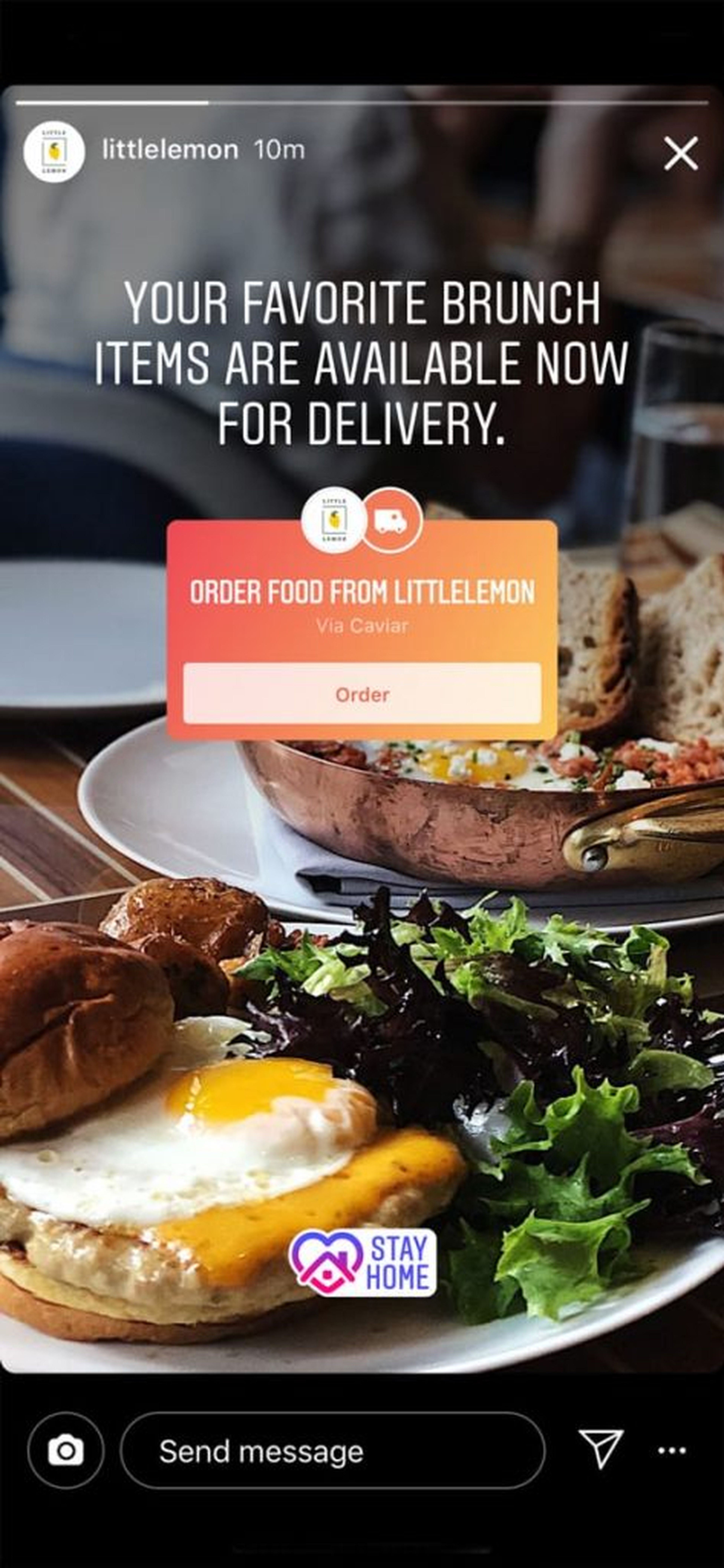 Food Orders de Instagram.