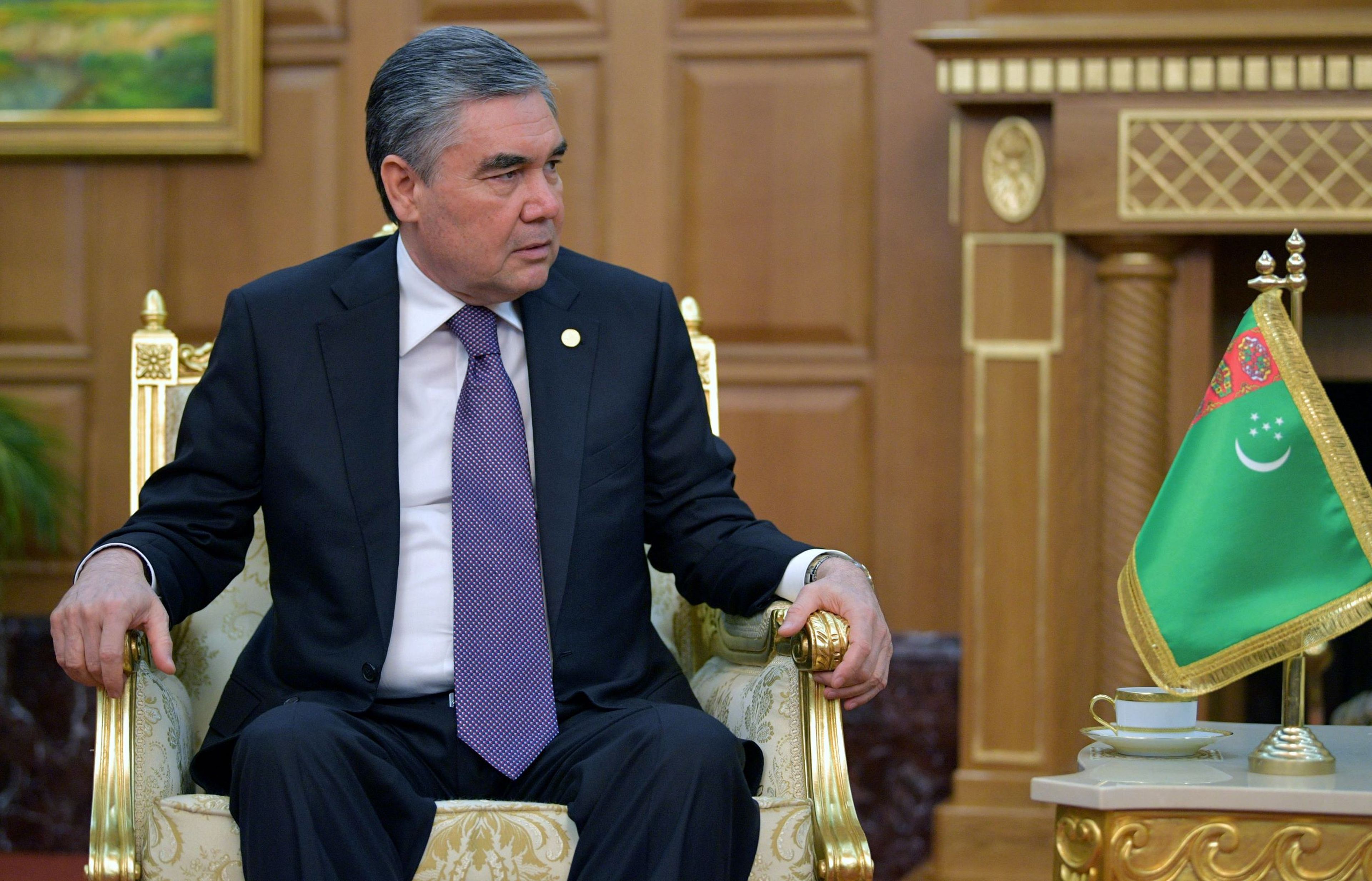 Gurbanguly Berdymukhammedov, presidente de Turkmenistán.