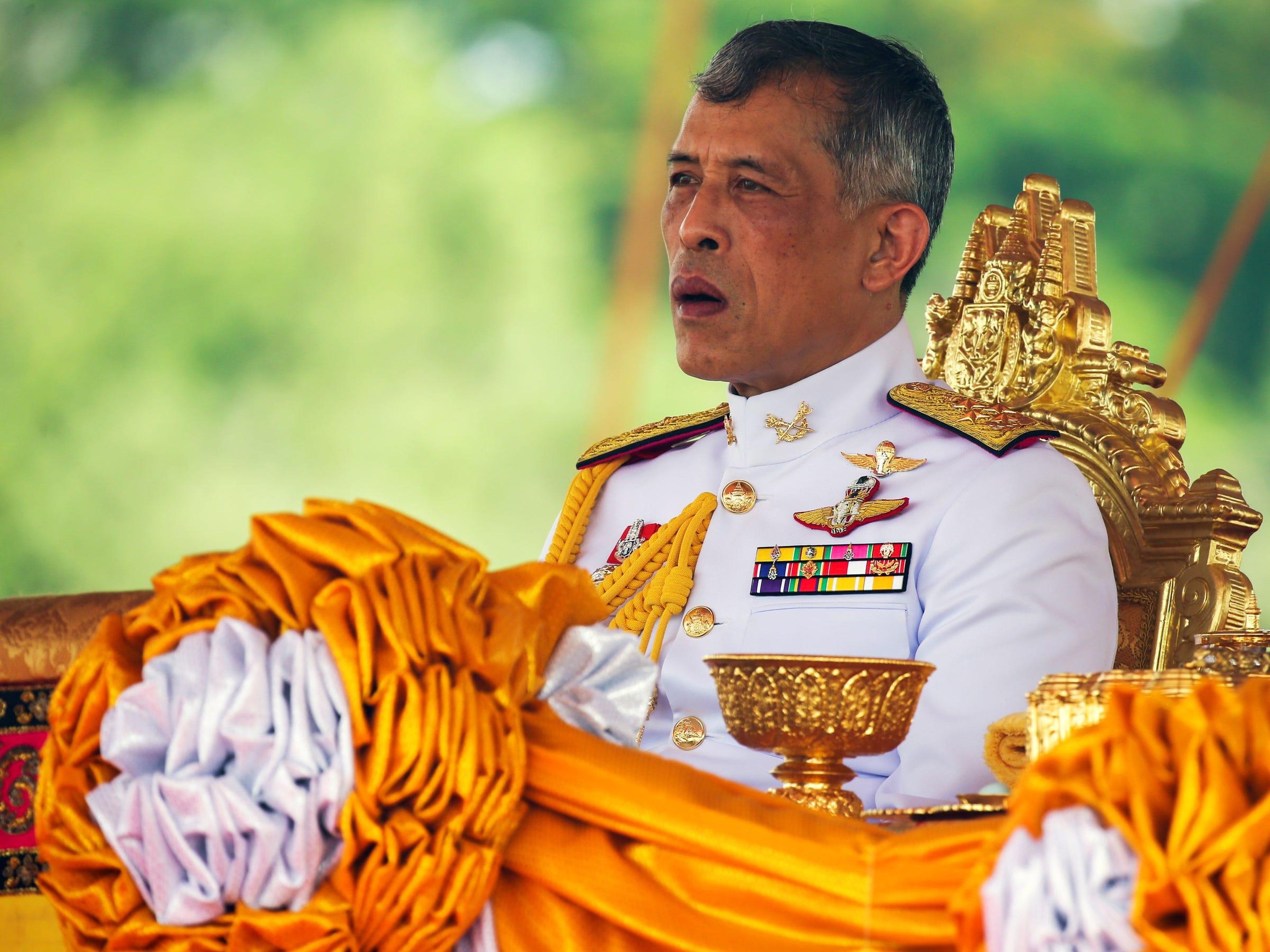 El rey Maha Vajiralongkorn en mayo de 2019