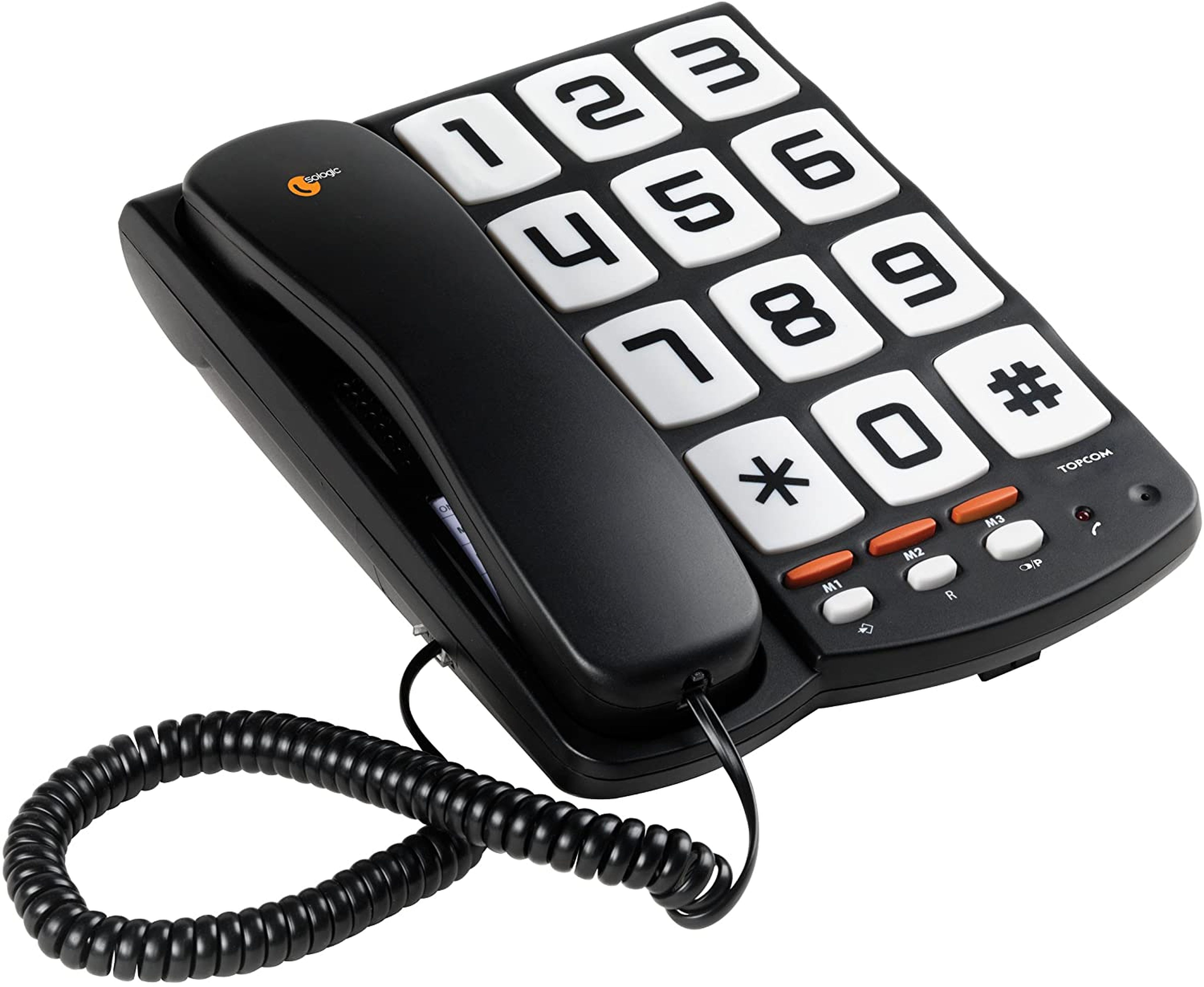 Телефон для пенсионера цена. Телефон Topcom 150. Телефон Topcom Allure 200. Телефонный аппарат кнопочный. Телефон кнопочный стационарный.