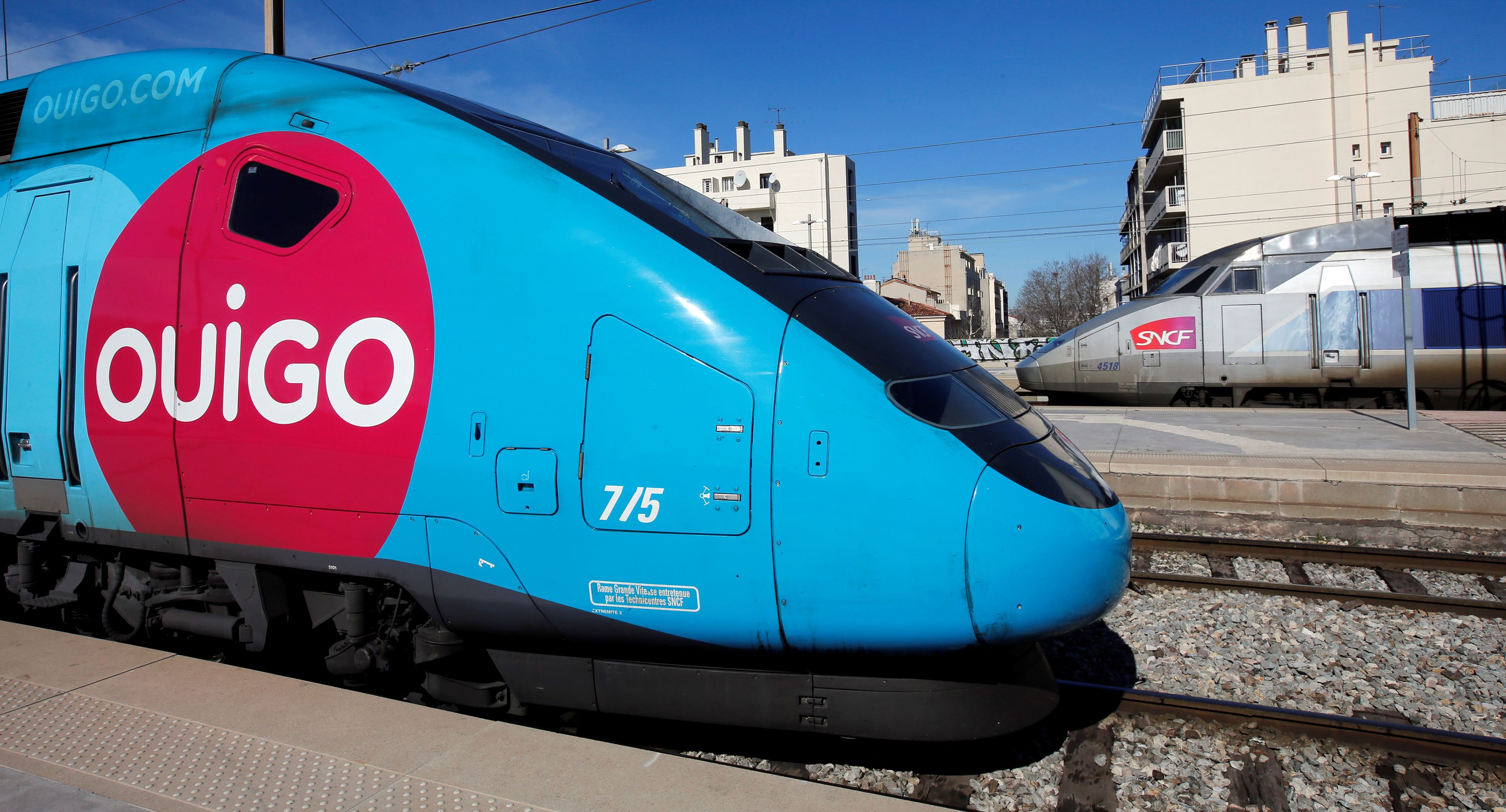 El tren de alta velocidad Ouigo de SNCF