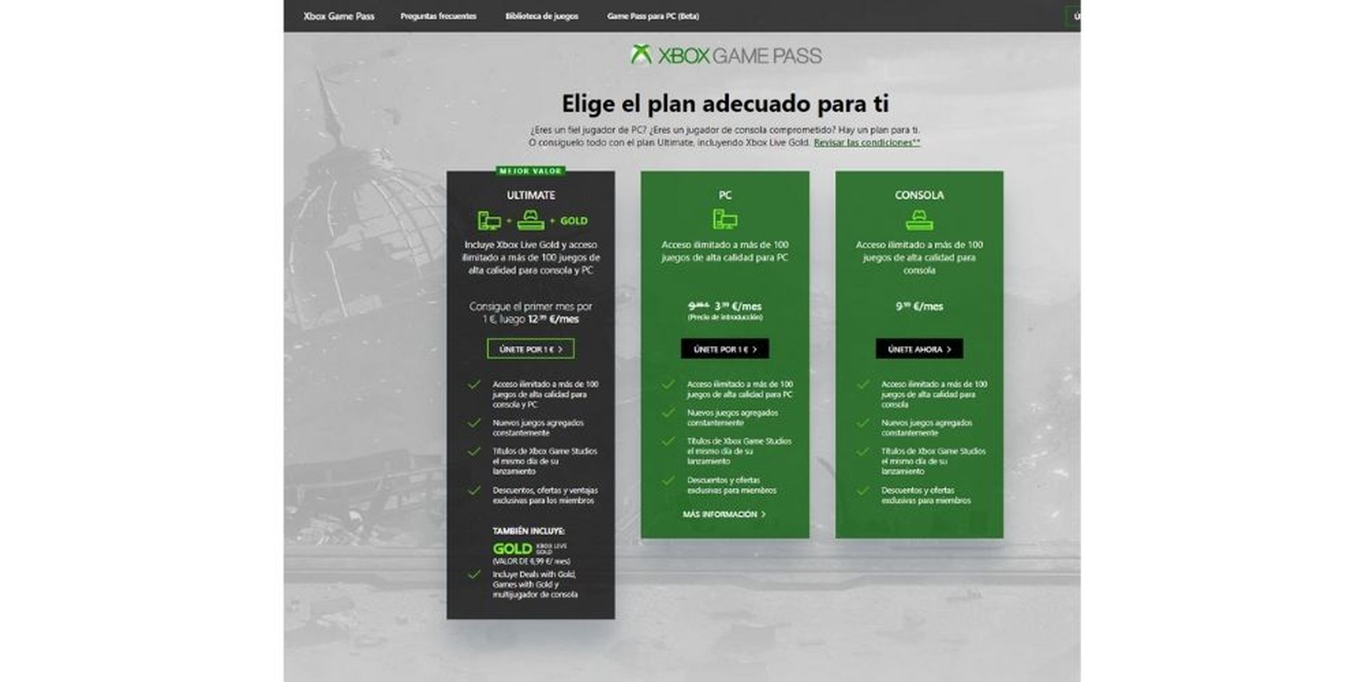 Disfruta de más de 100 juegos por solo 1 euro al mes con la suscripción