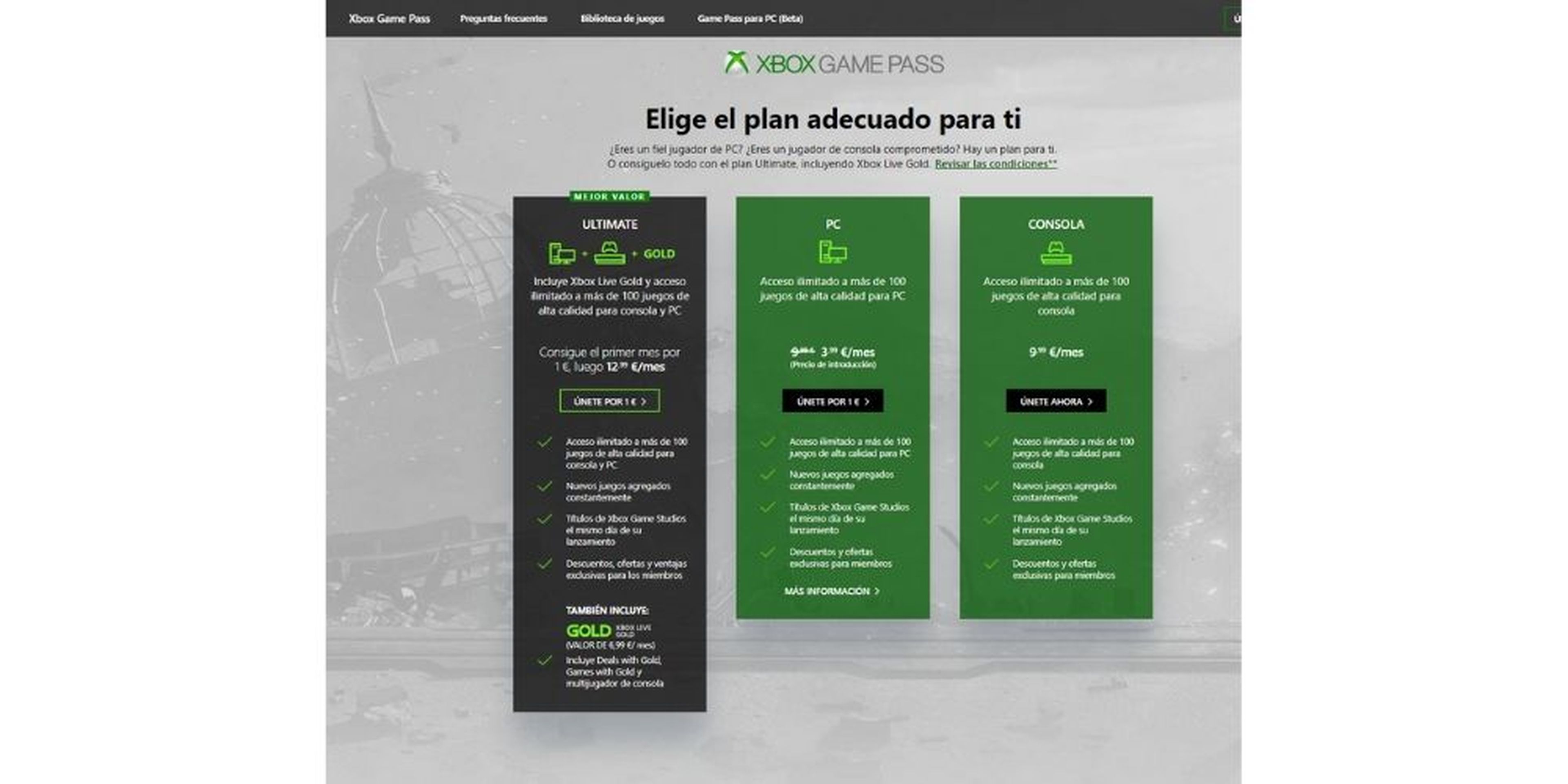 Xbox Game Pass por 1 euro