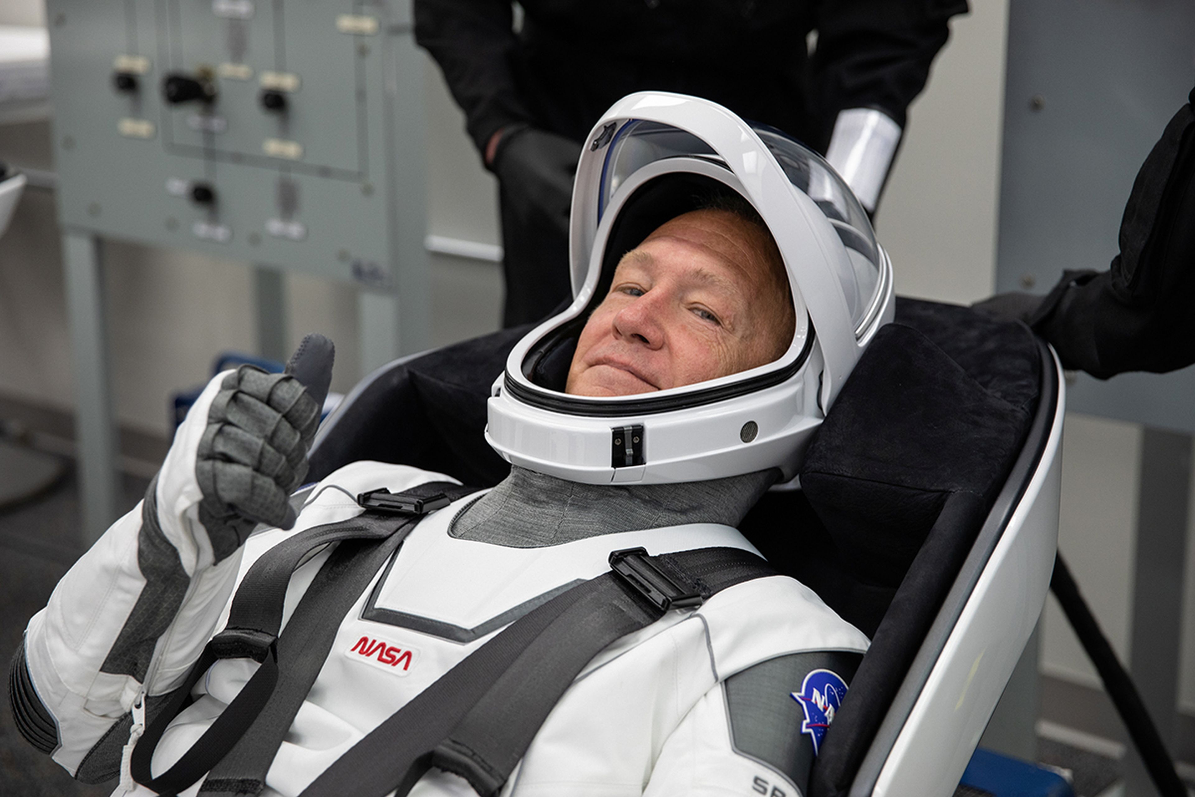 El astronauta Doug Hurley en una de las pruebas de cara a la misión Demo-2.