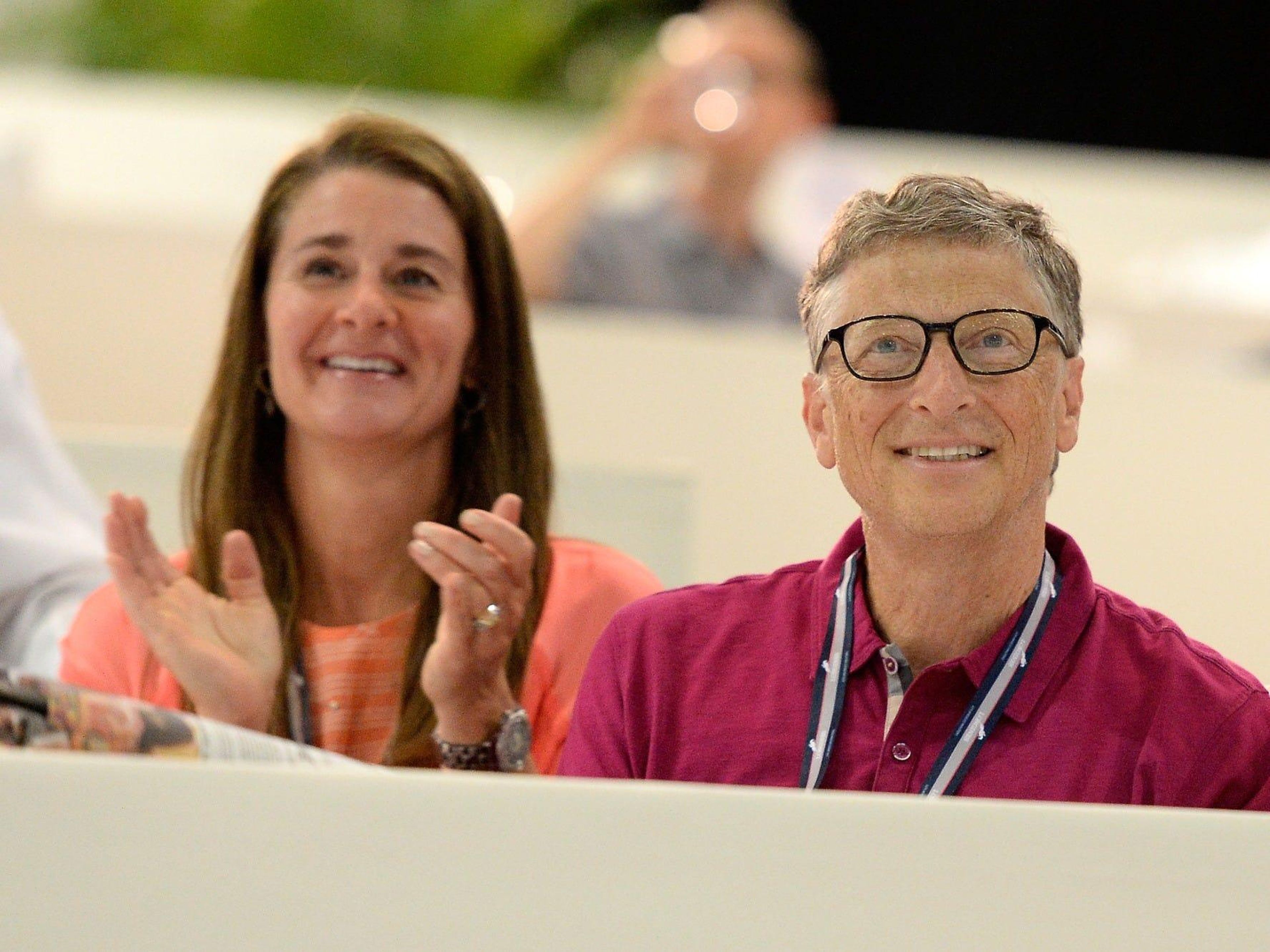 Bill Gates y su mujer, Melinda.