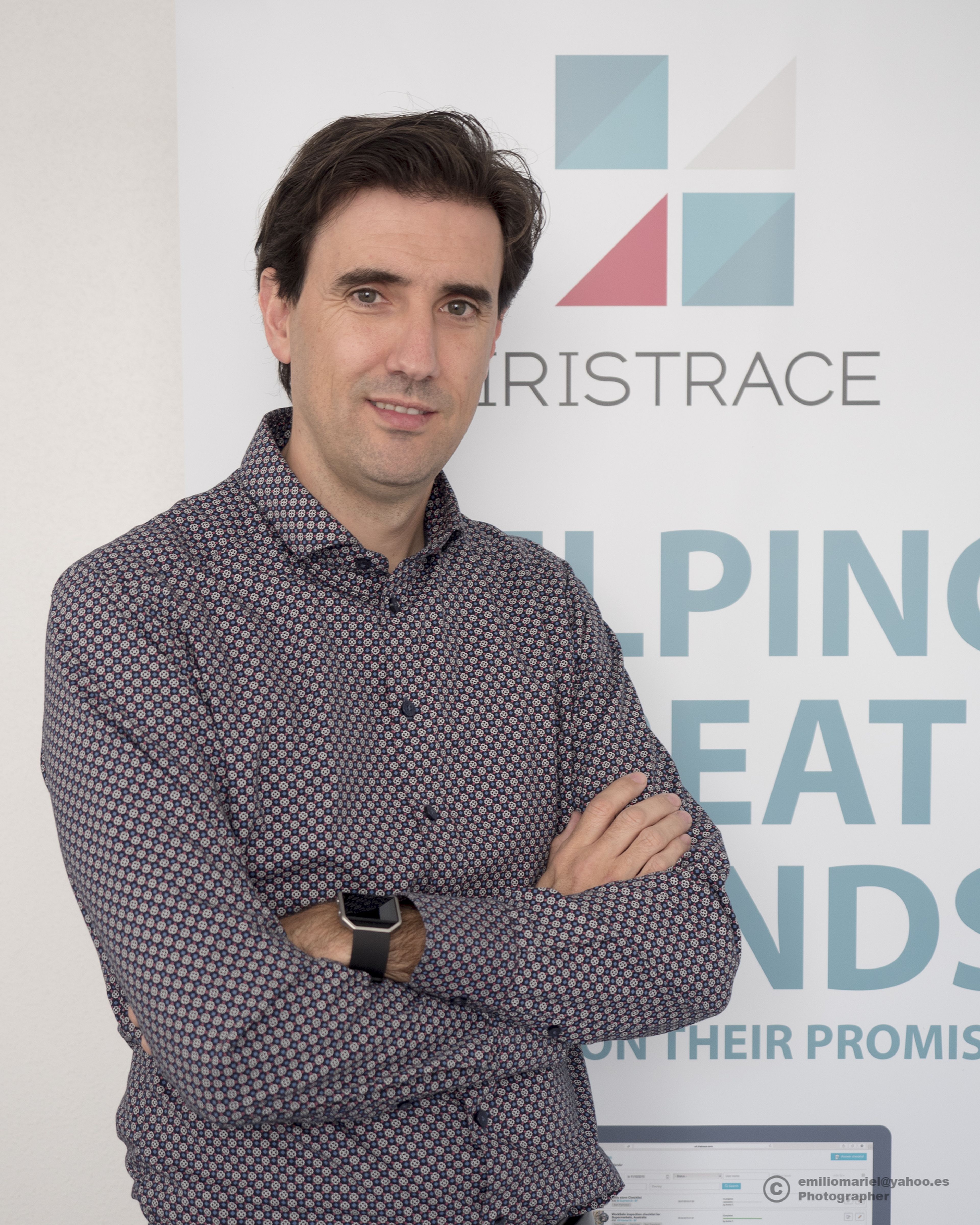 César Mariel, CEO de Iristrace,