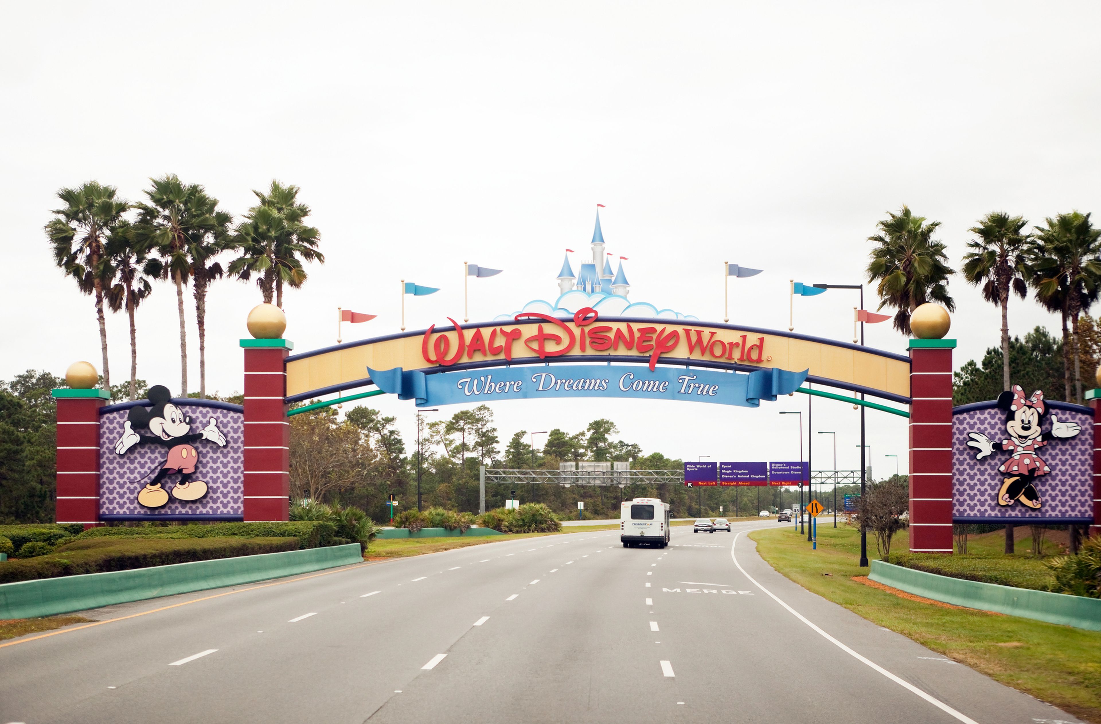 Entrada de Disney World en Orlando.