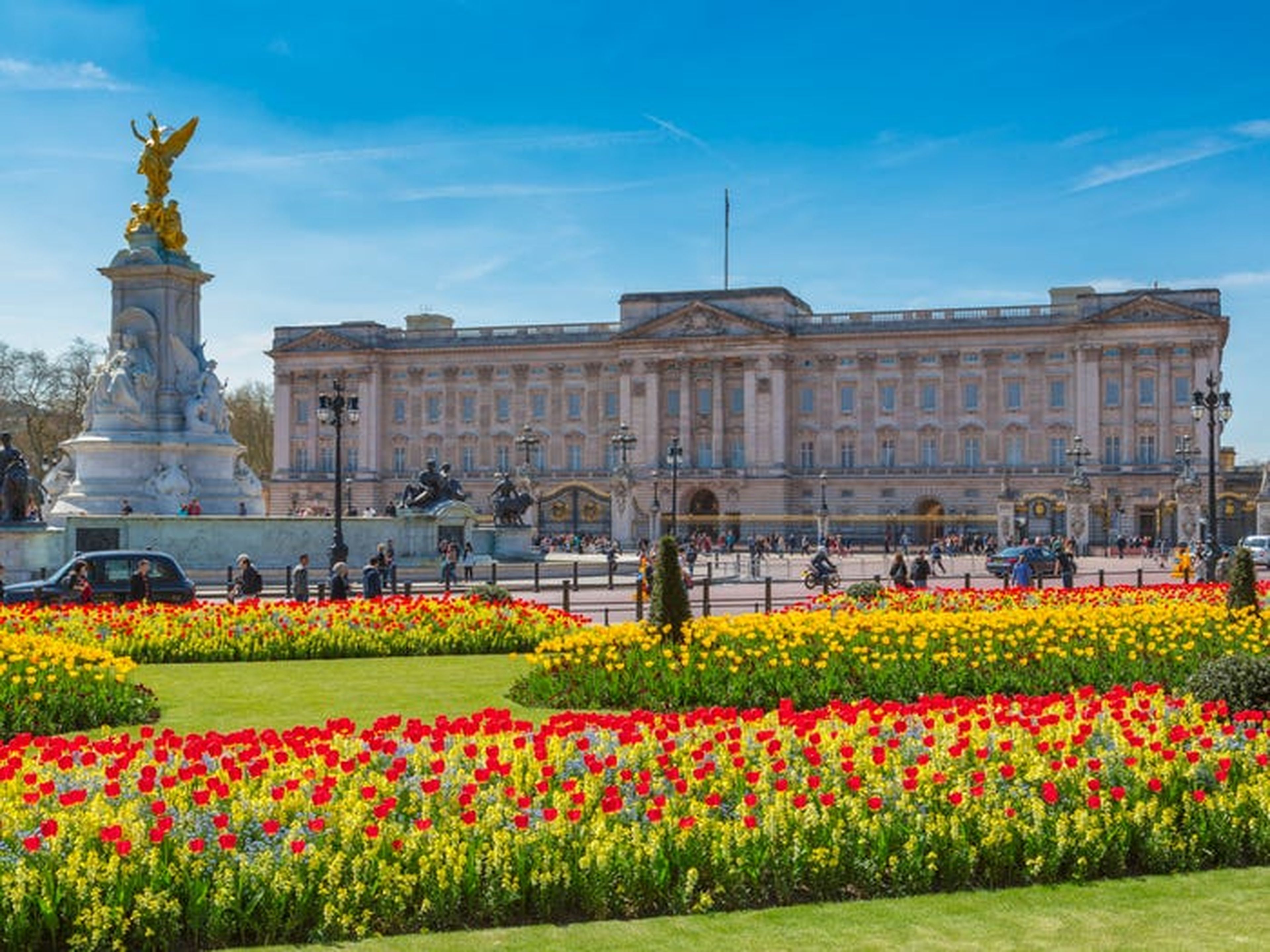 El Palacio de Buckingham es la residencia oficial de la reina Isabel II.