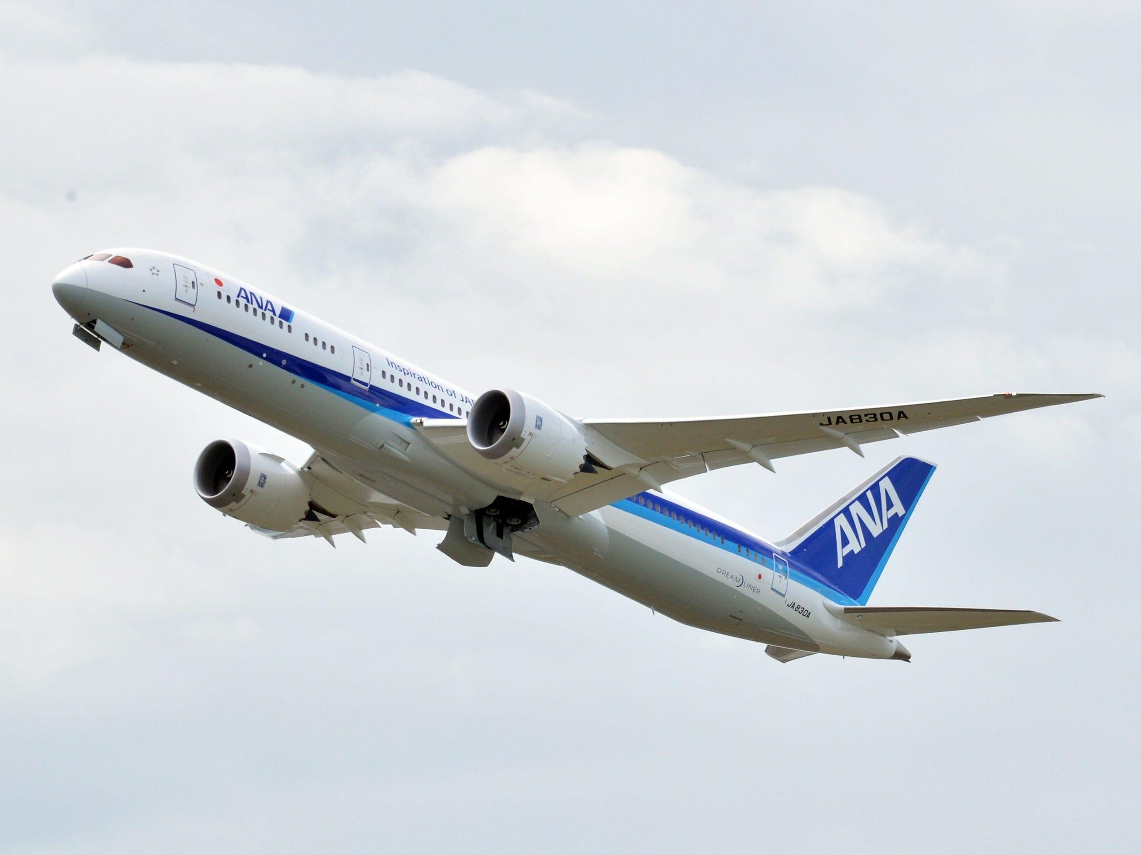 Boeing 787-9 Dreamliner de All Nippon Airways.