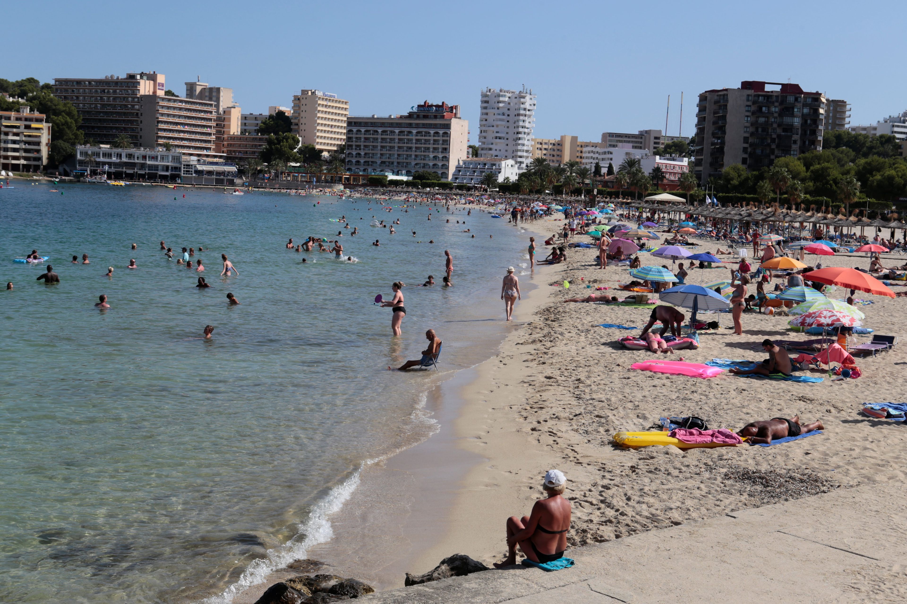 Playa de Mallorca en agosto de 2017.