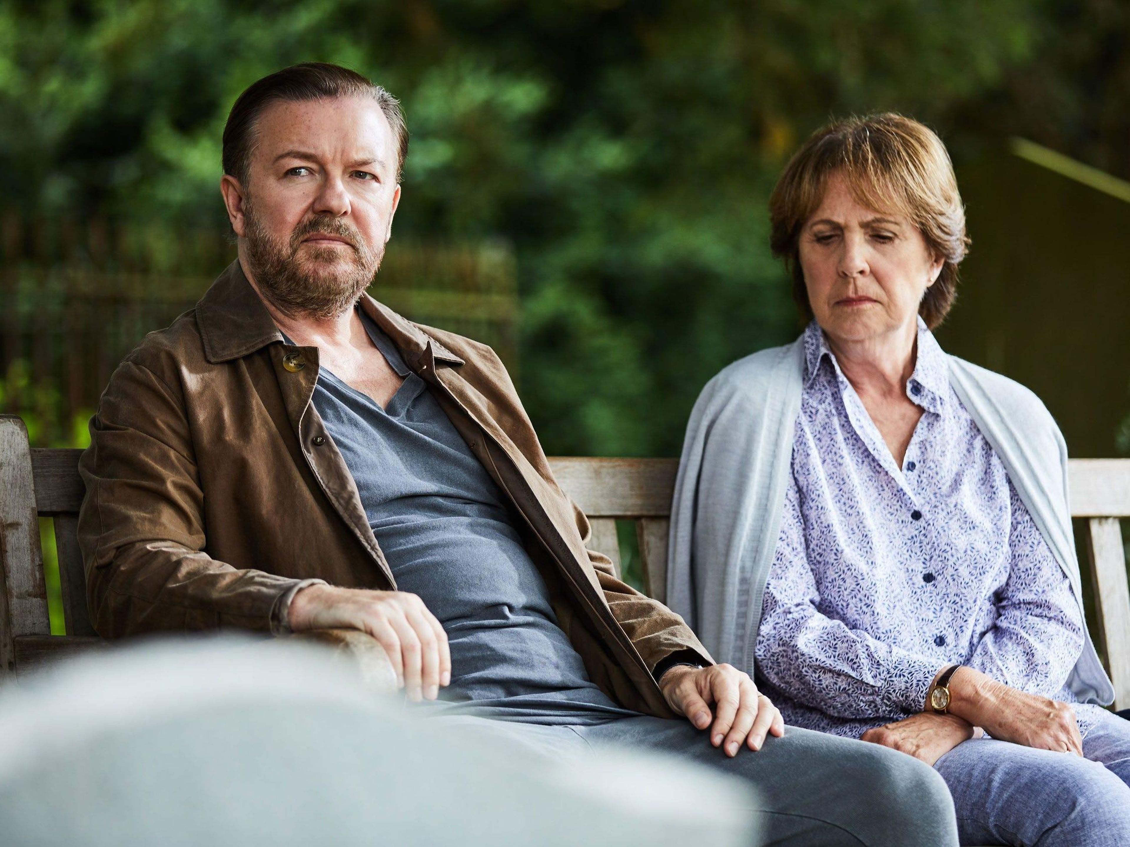 Ricky Gervais stars in "After Life."