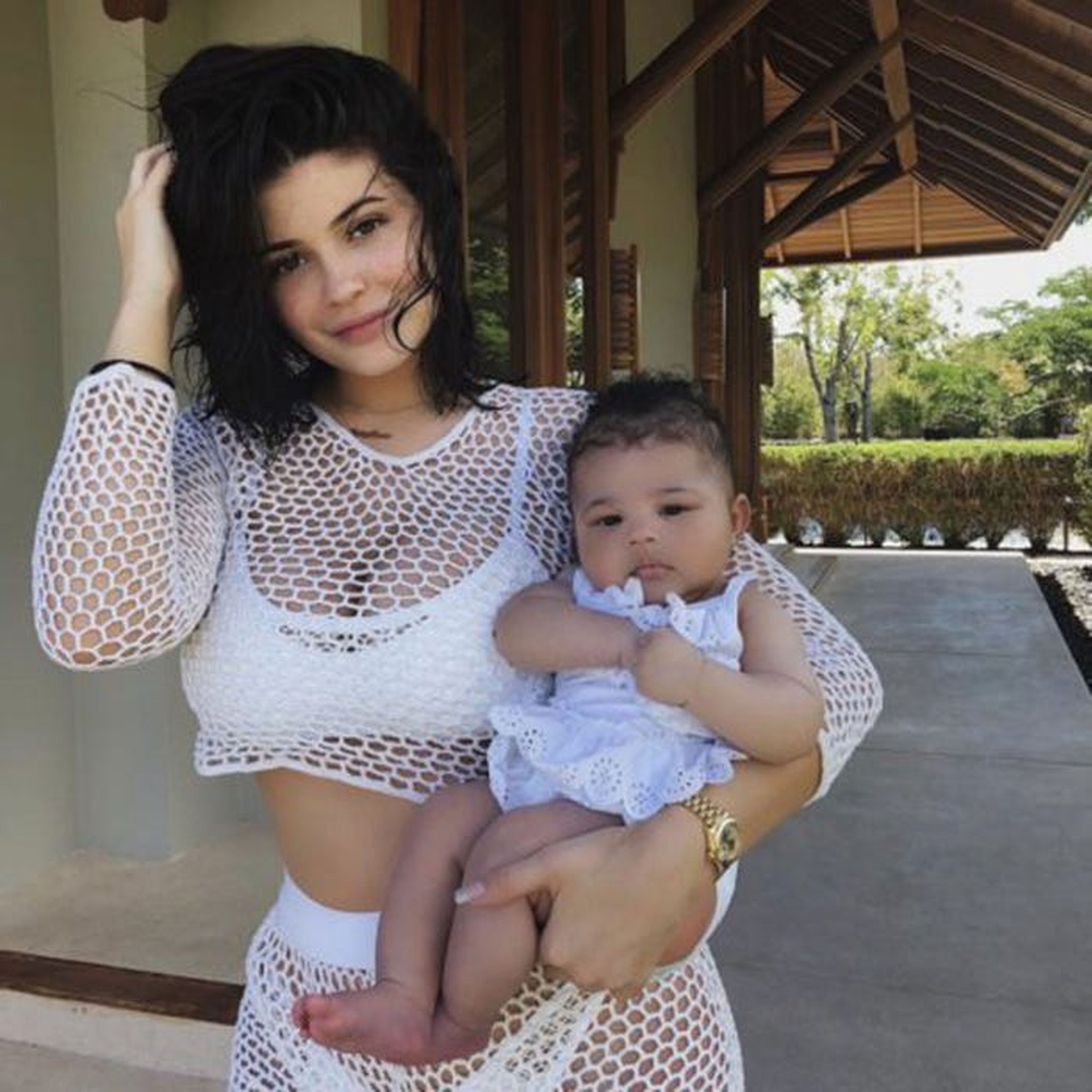 Kylie Jenner y su hija, Stormi Webster.