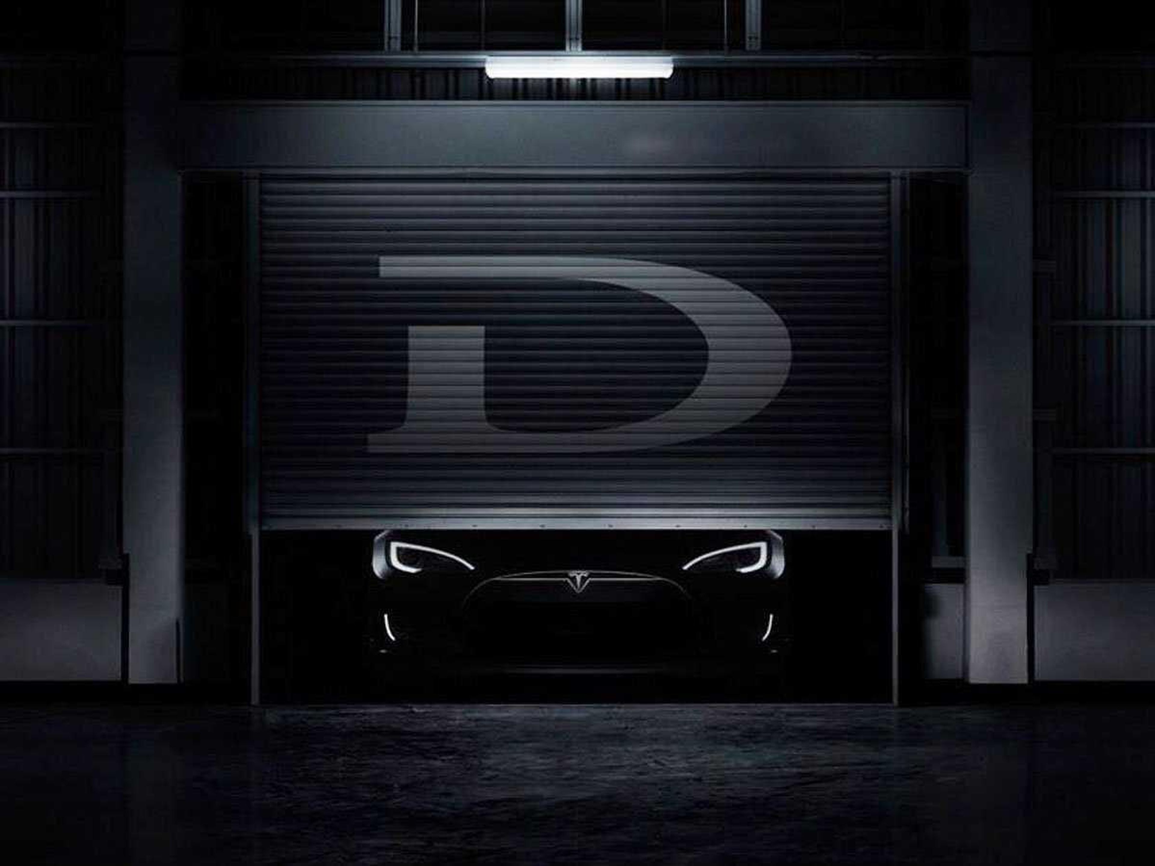 8. The D! Cryptically announced in 2015, the "D" meant "dual motor" — Tesla had added all-wheel-drive to the Model S.