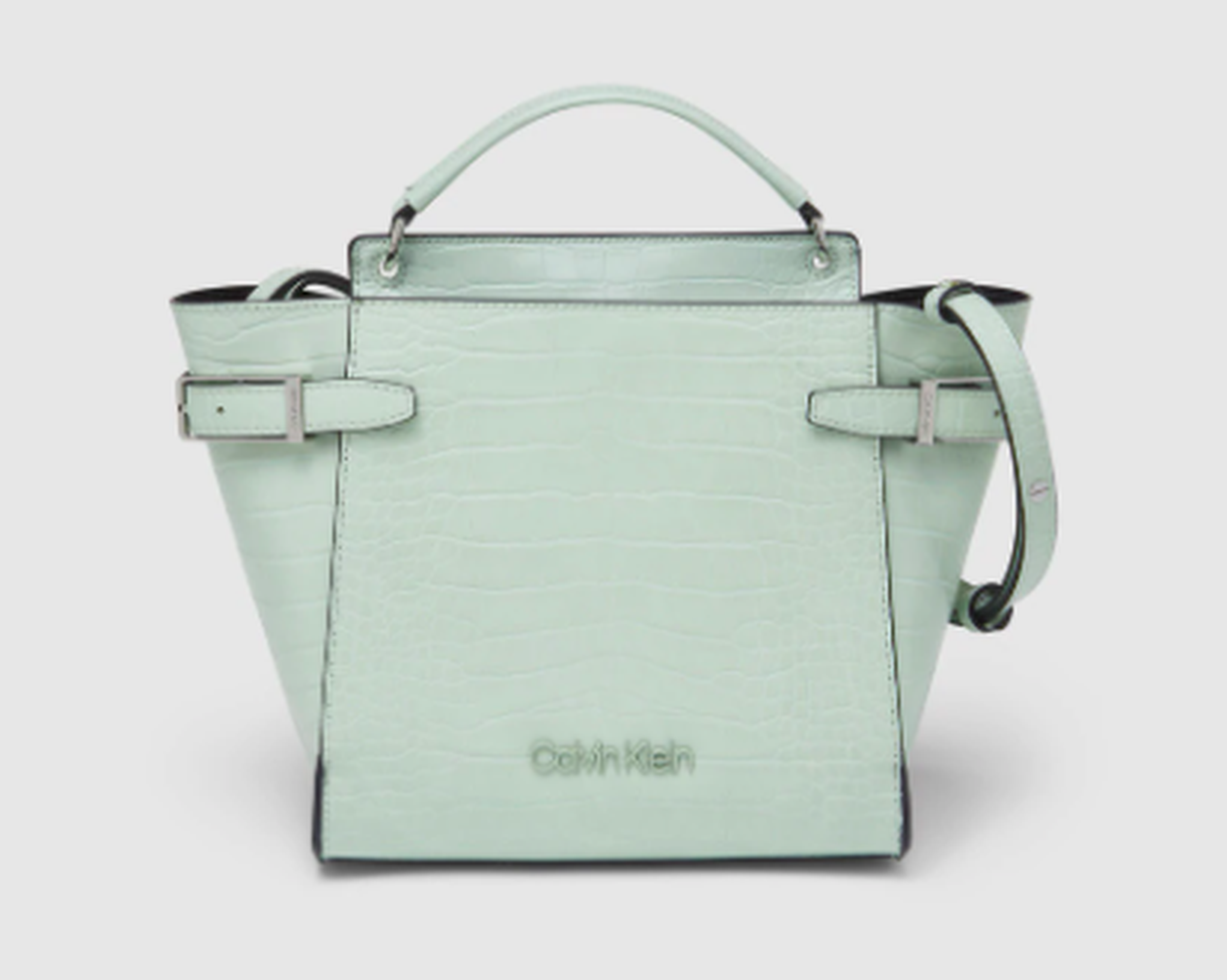 Bolso verde agua, Calvin Klein.