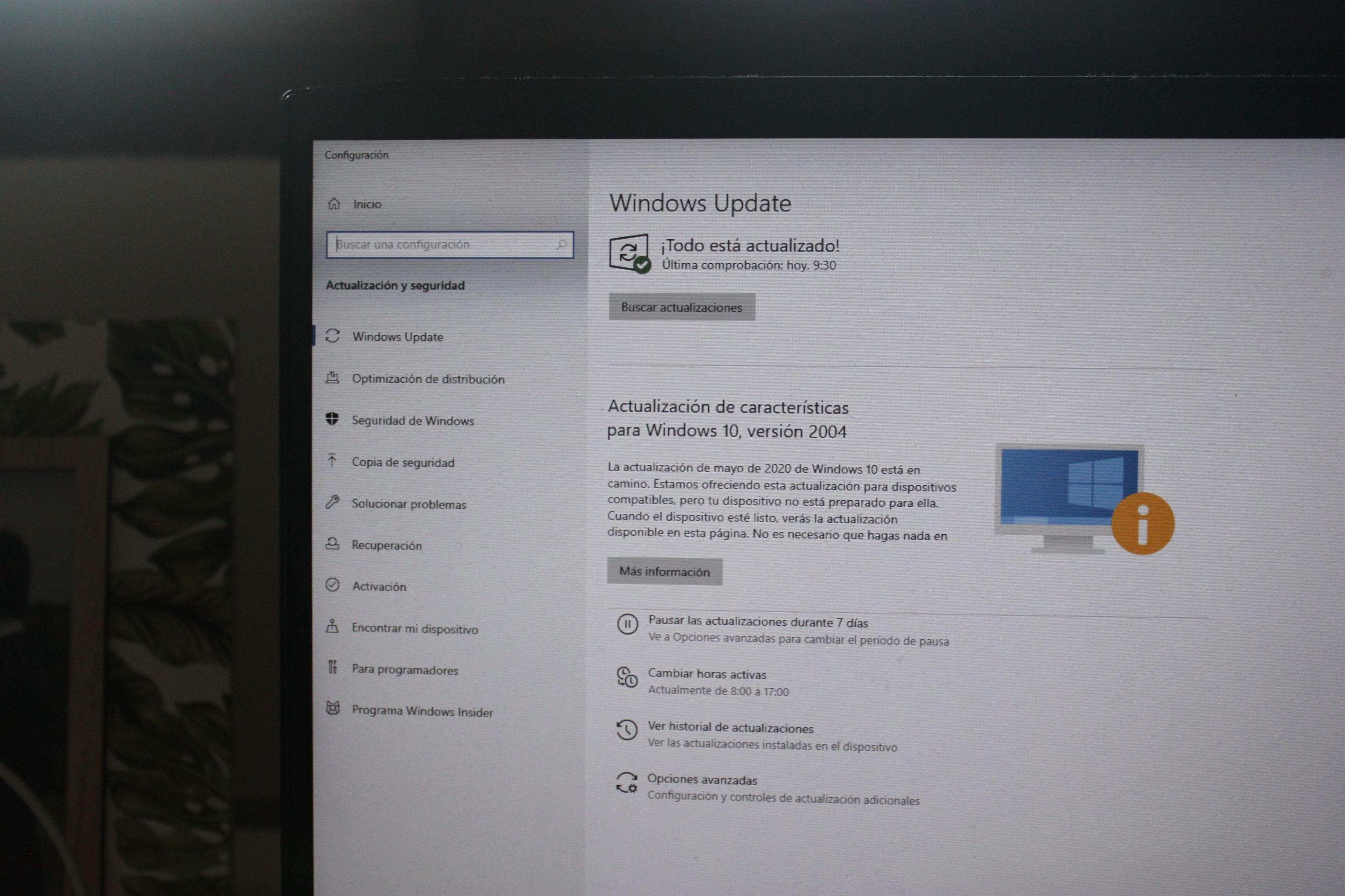 Cómo desinstalar la actualización Windows 10 May Update 2020