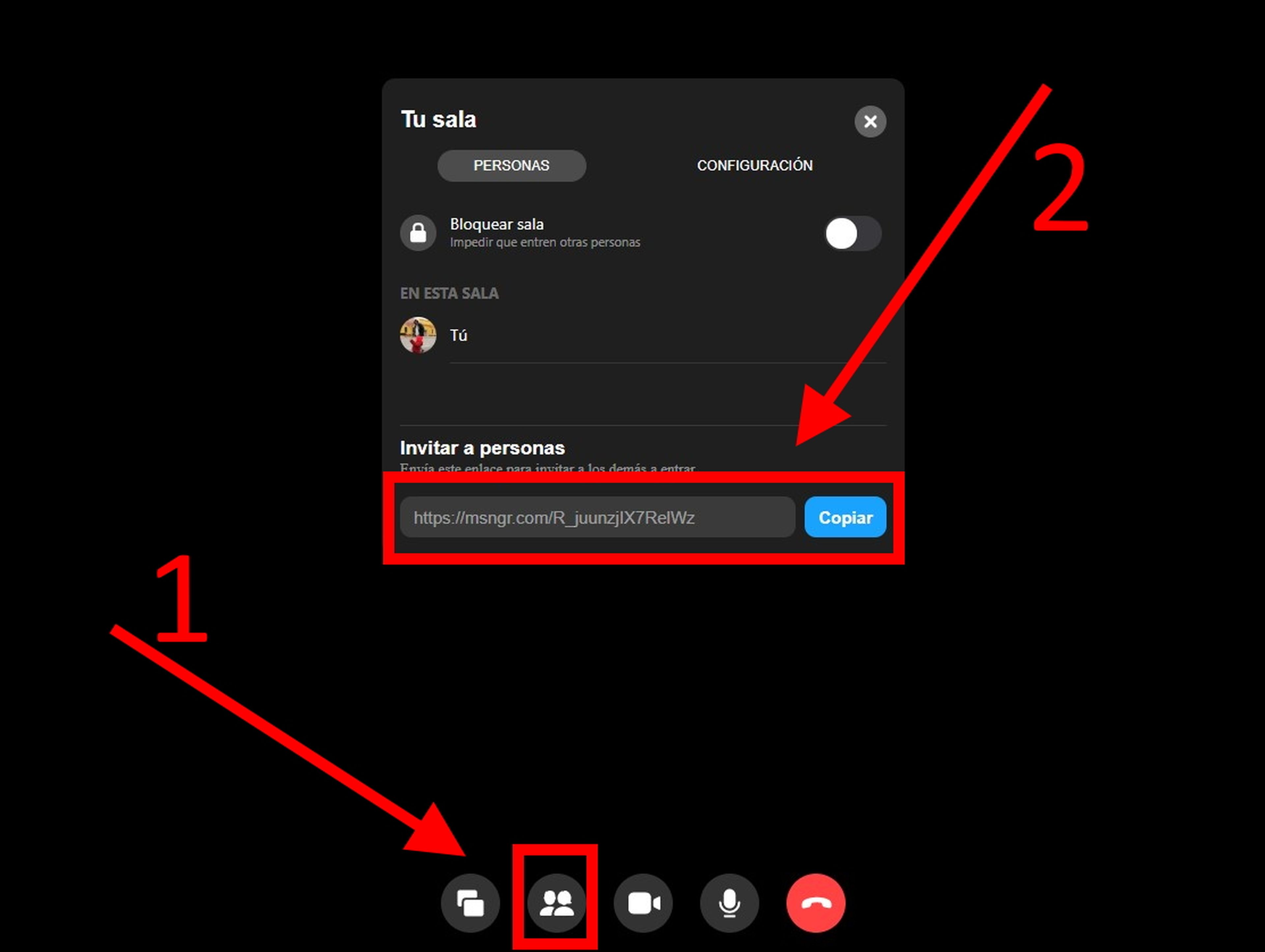 Cómo hacer videollamadas de Messenger Rooms desde WhatsApp Web