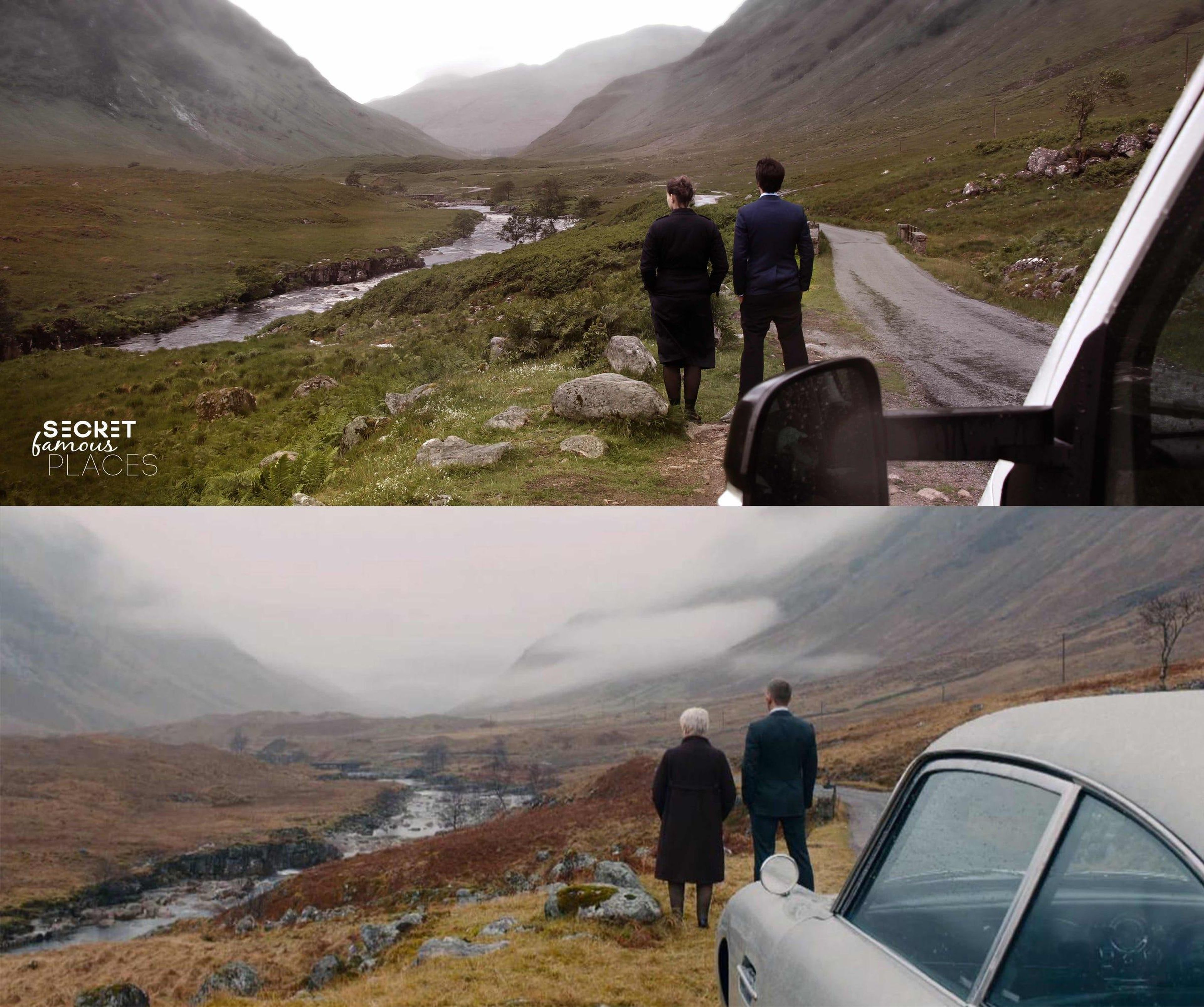 '007: operación Skyfall' en Glen Etive, Escocia..
