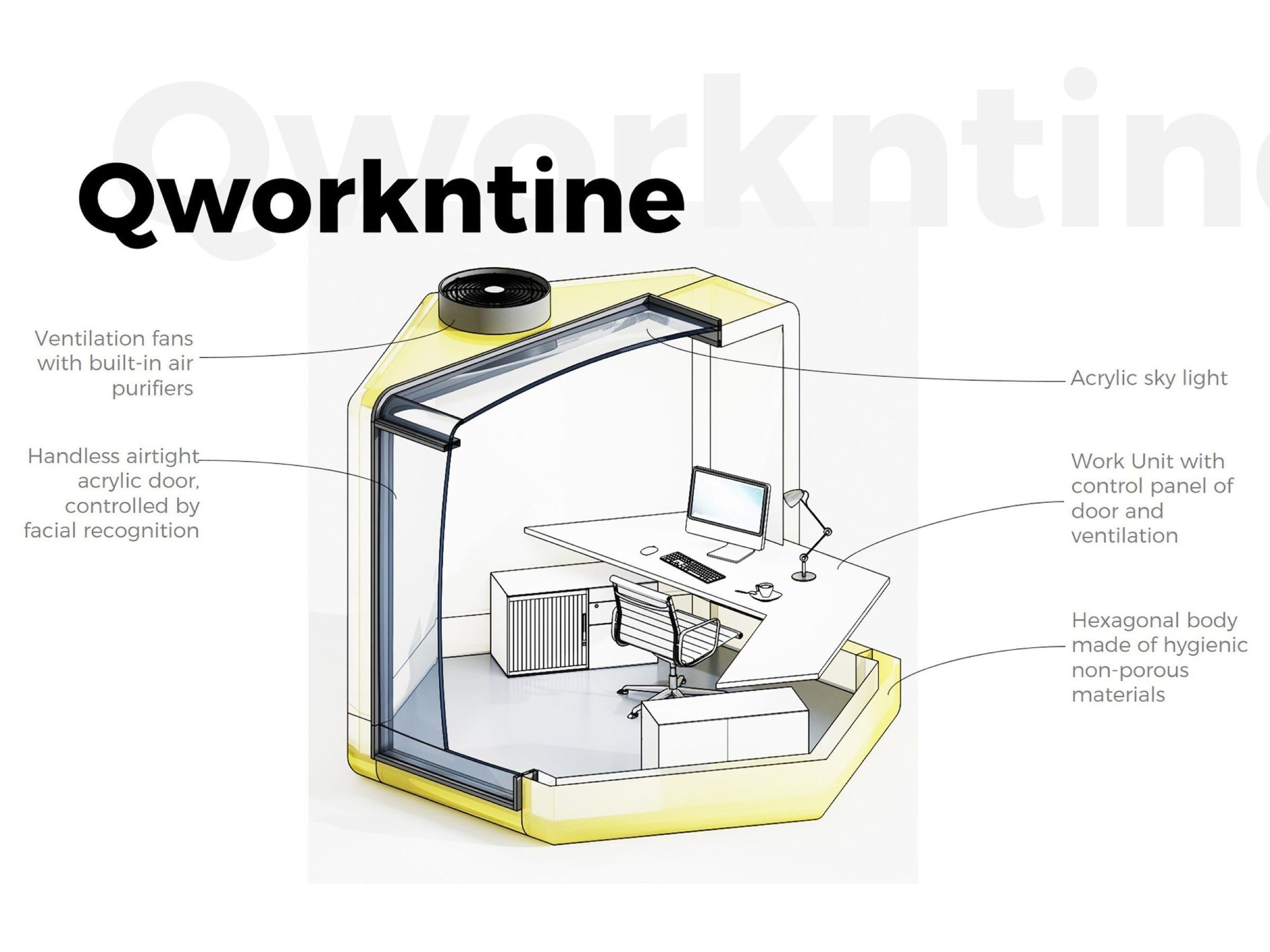 Q.workntine office pods.