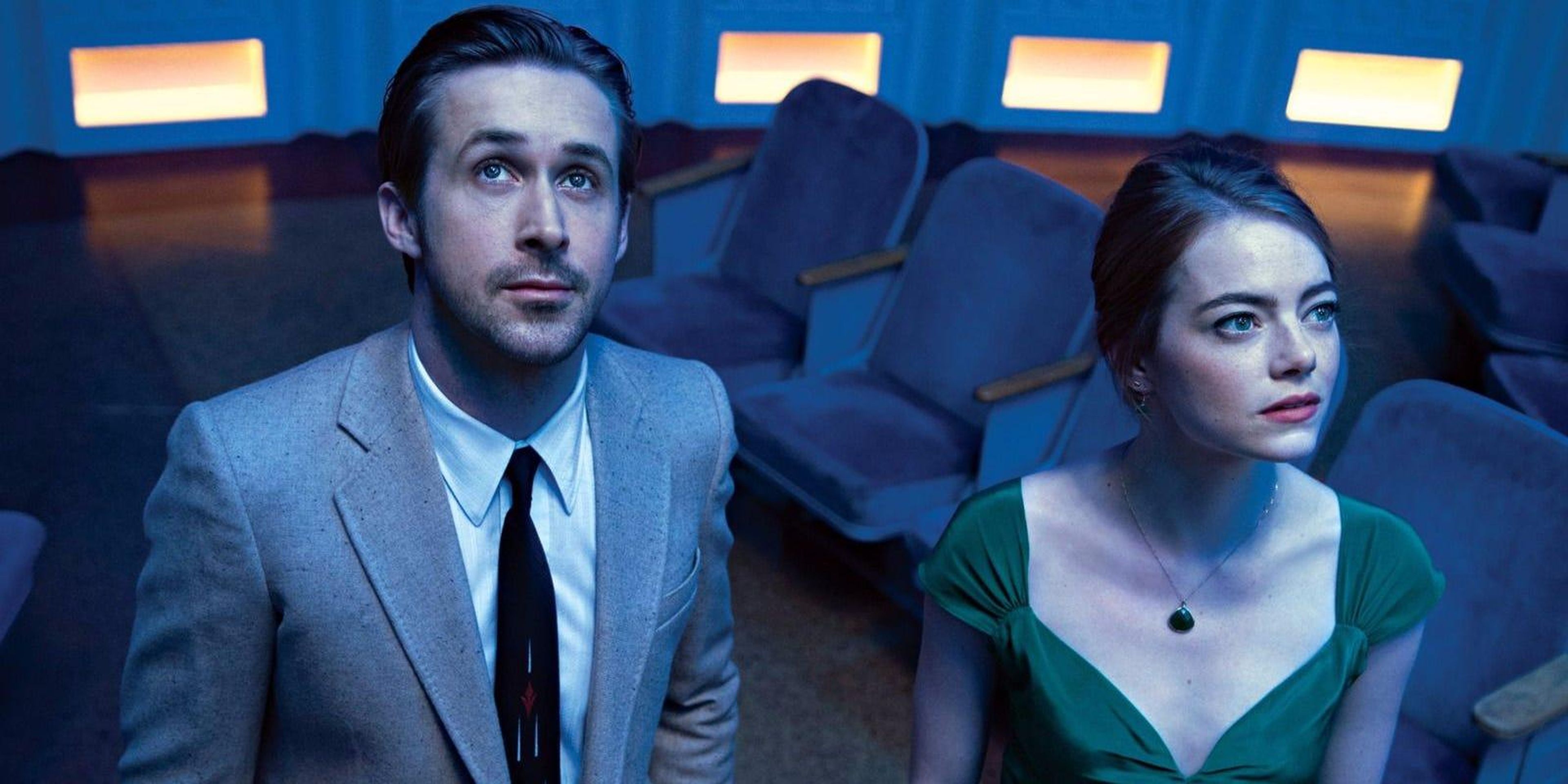Ryan Gosling y Emma Stone en "La La Land."