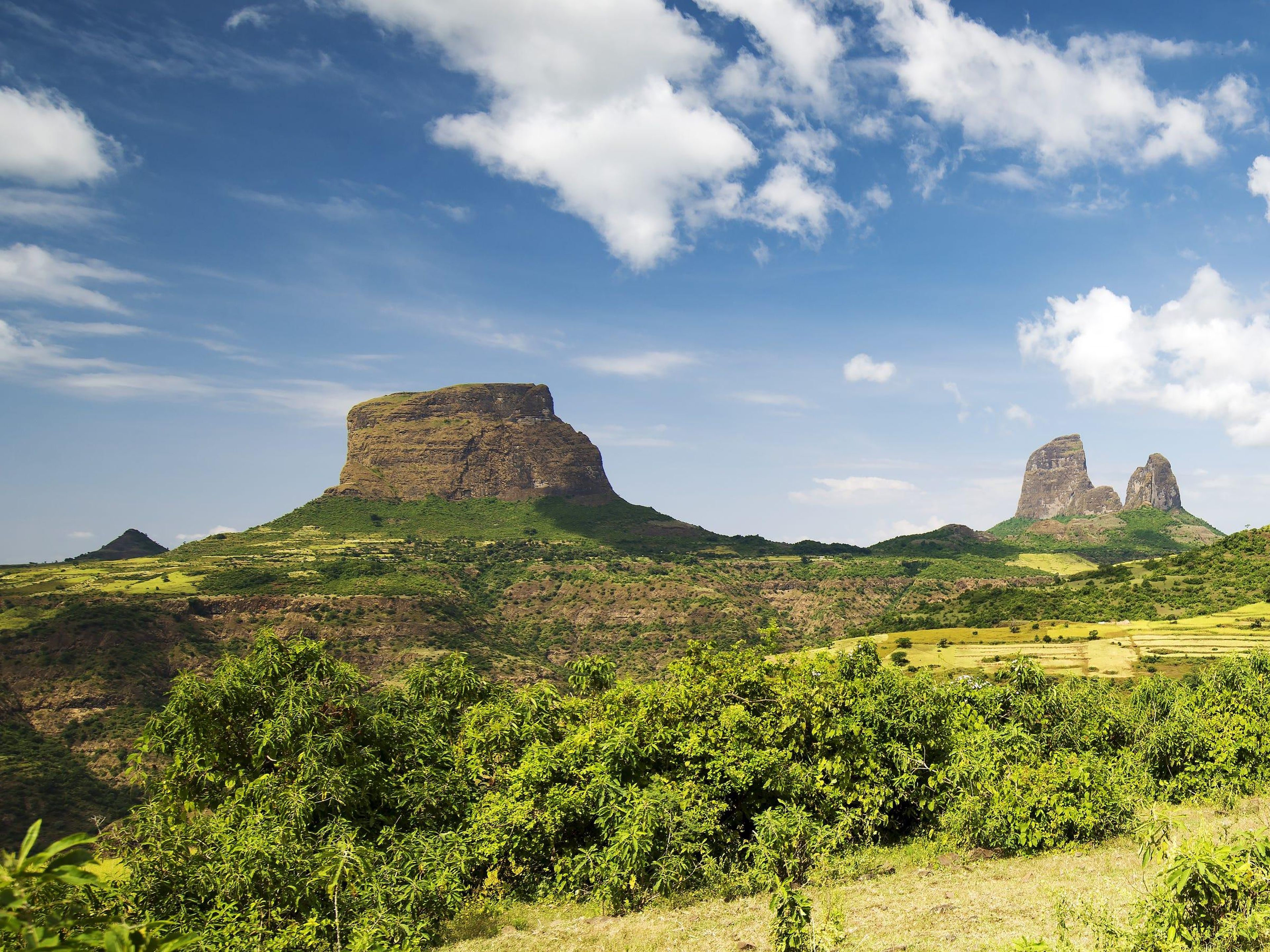 Haz una caminata por el Parque Nacional de las Montañas Simien de Etiopía.