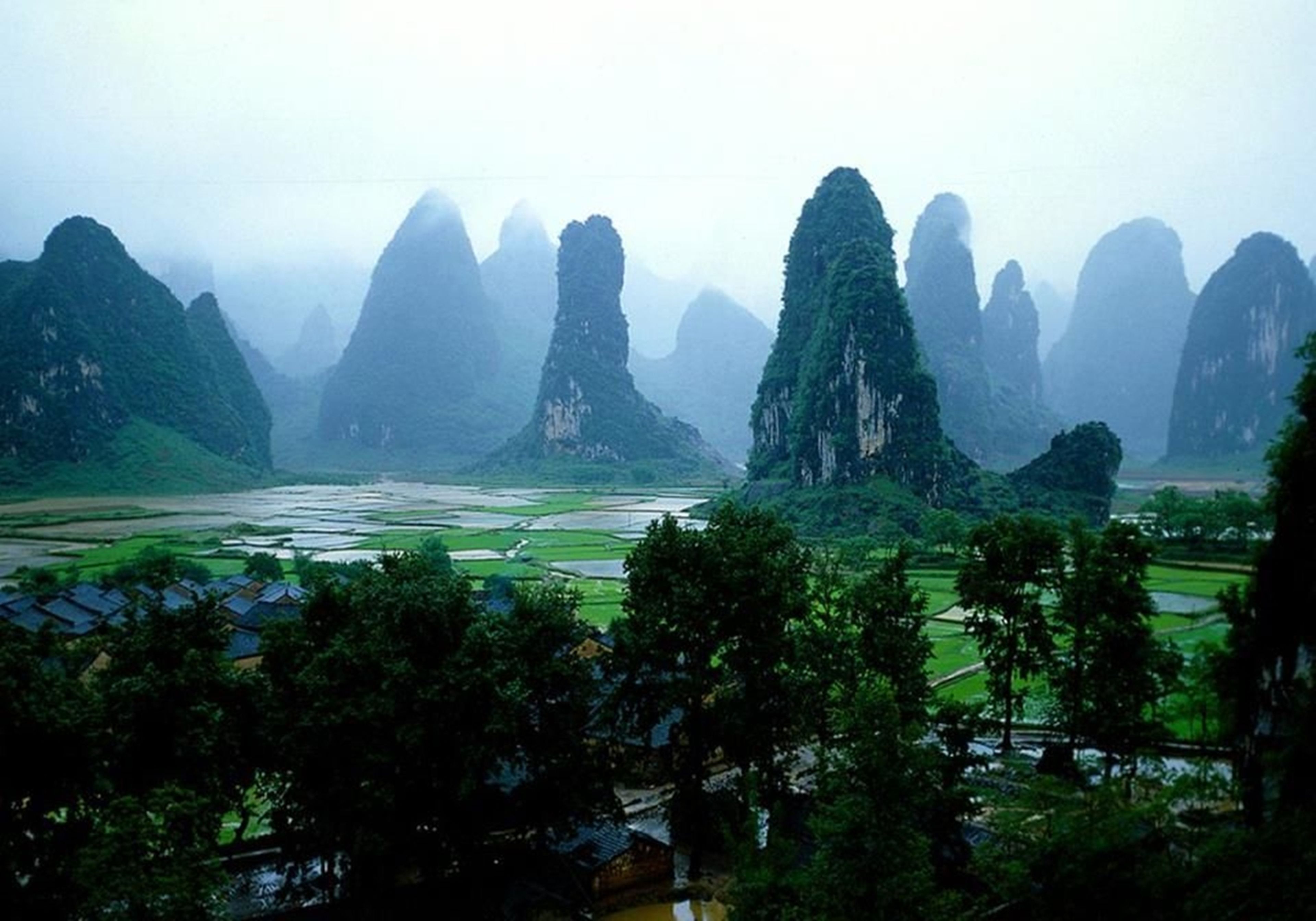 Montañas Guilín en China