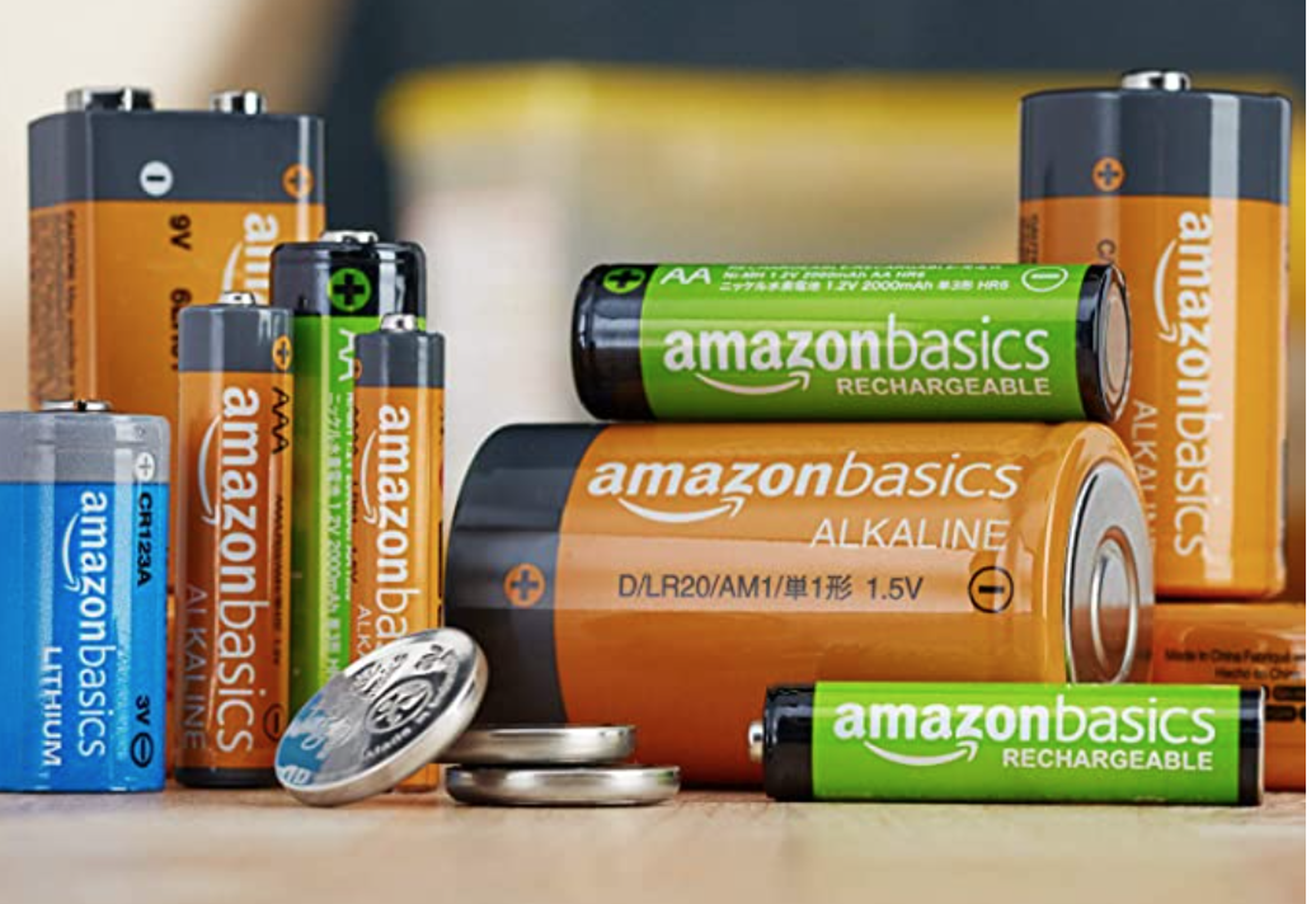 Pilas de Amazon Basics