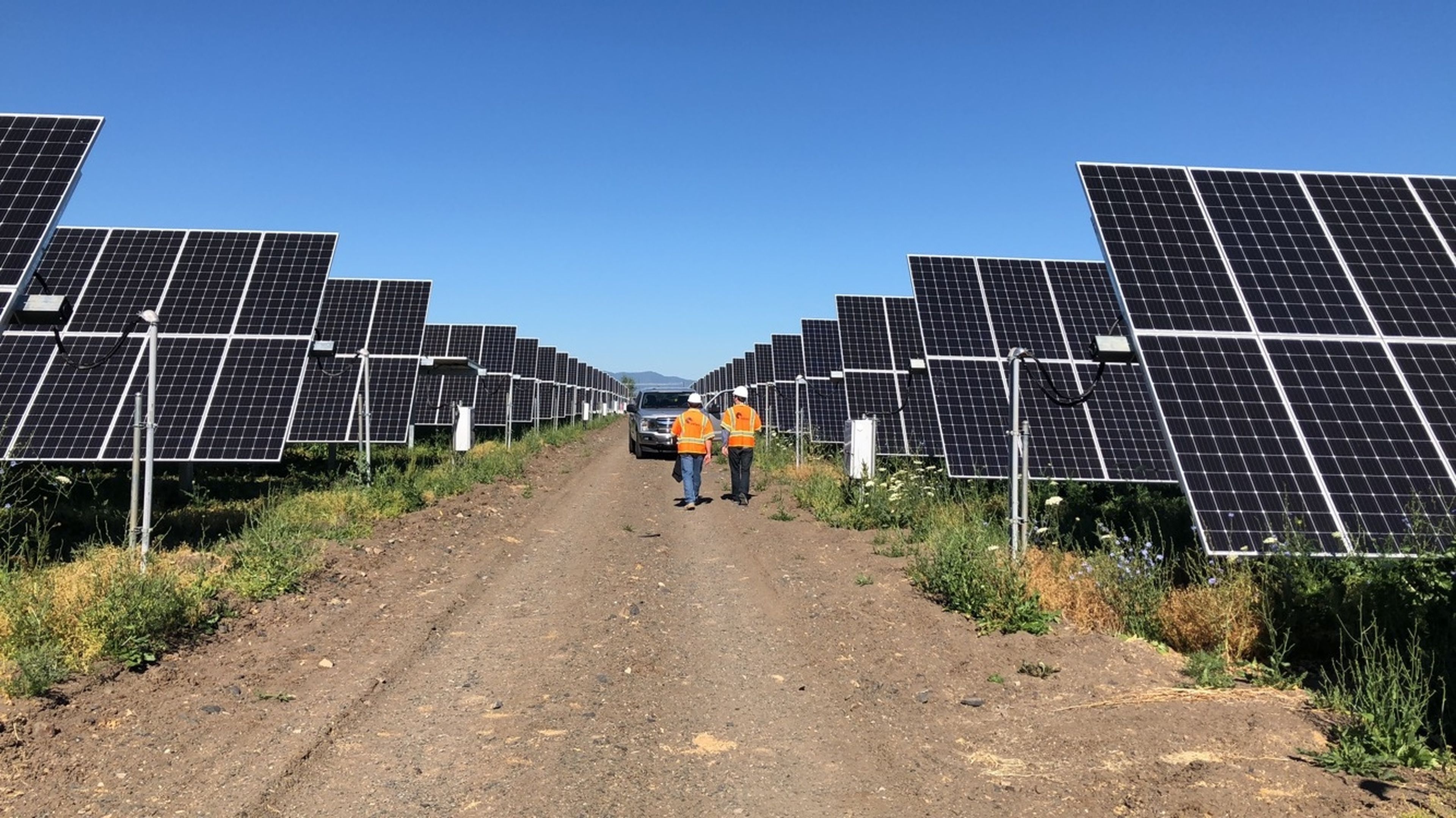 Una planta solar con dispositivos de Soltec en Ohio, EEUU