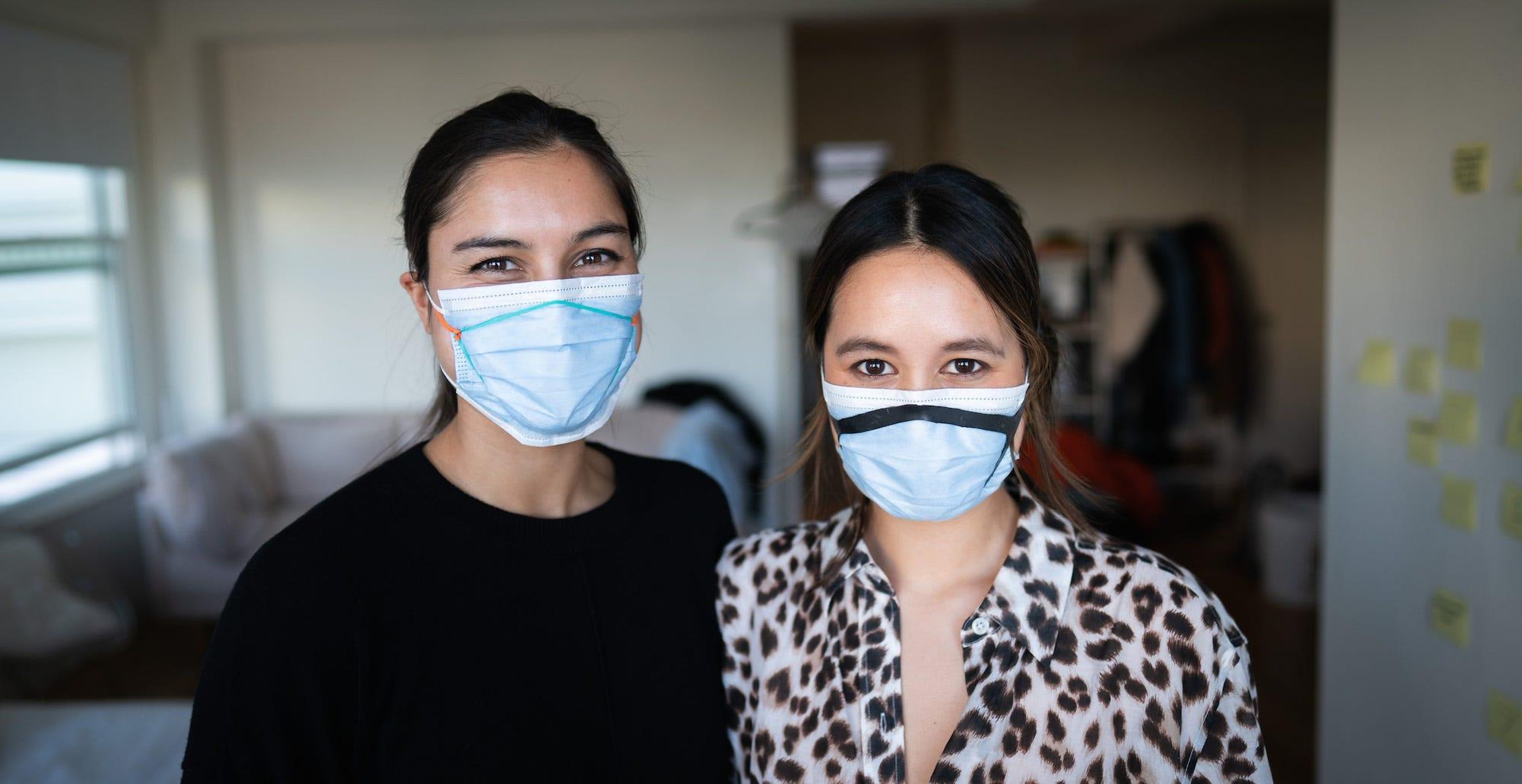Sabrina Paseman and Megan Duong, the cofounders of Fix The Mask Fix.