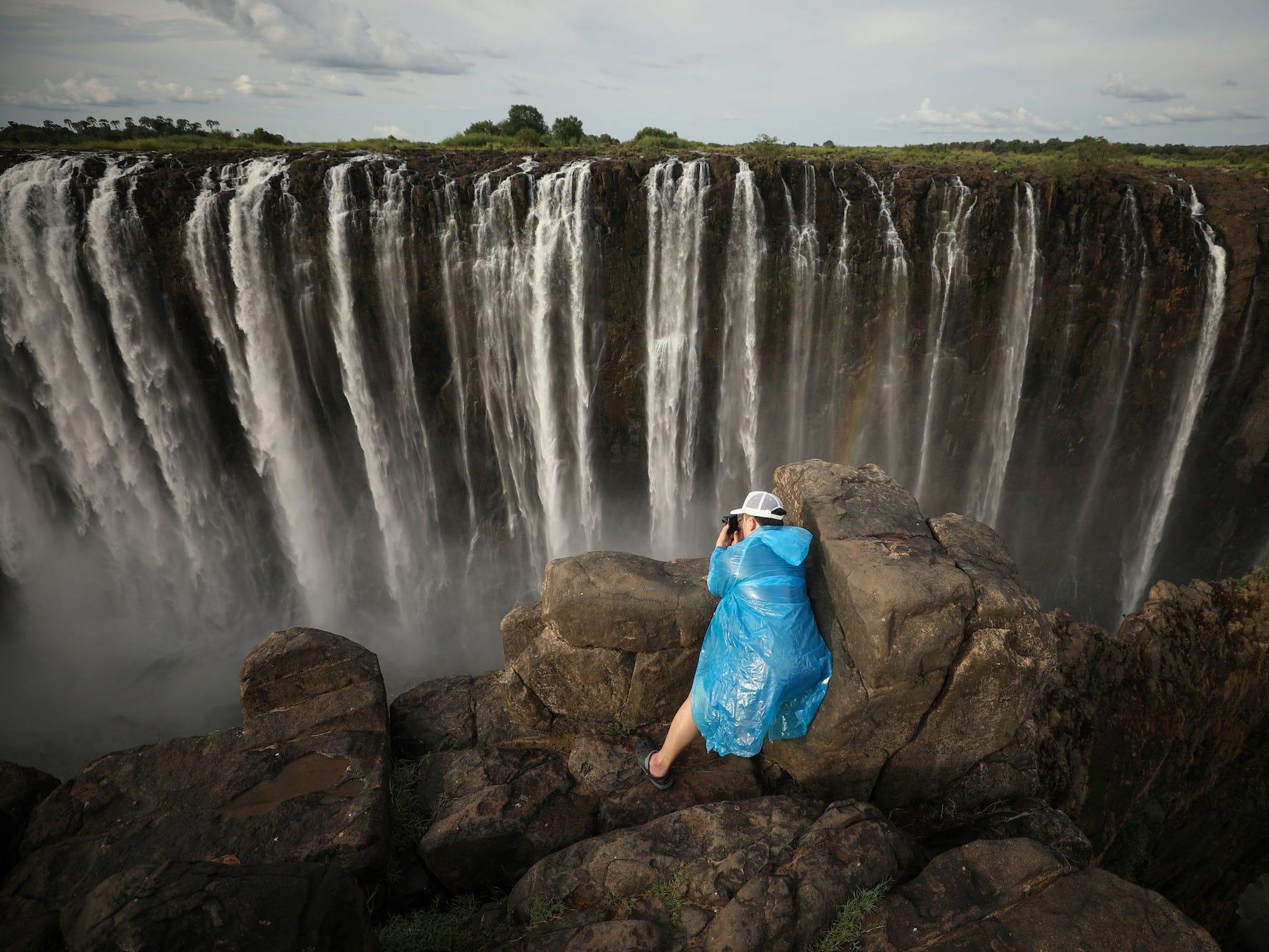 Victoria Falls es la cascada más grande del mundo.