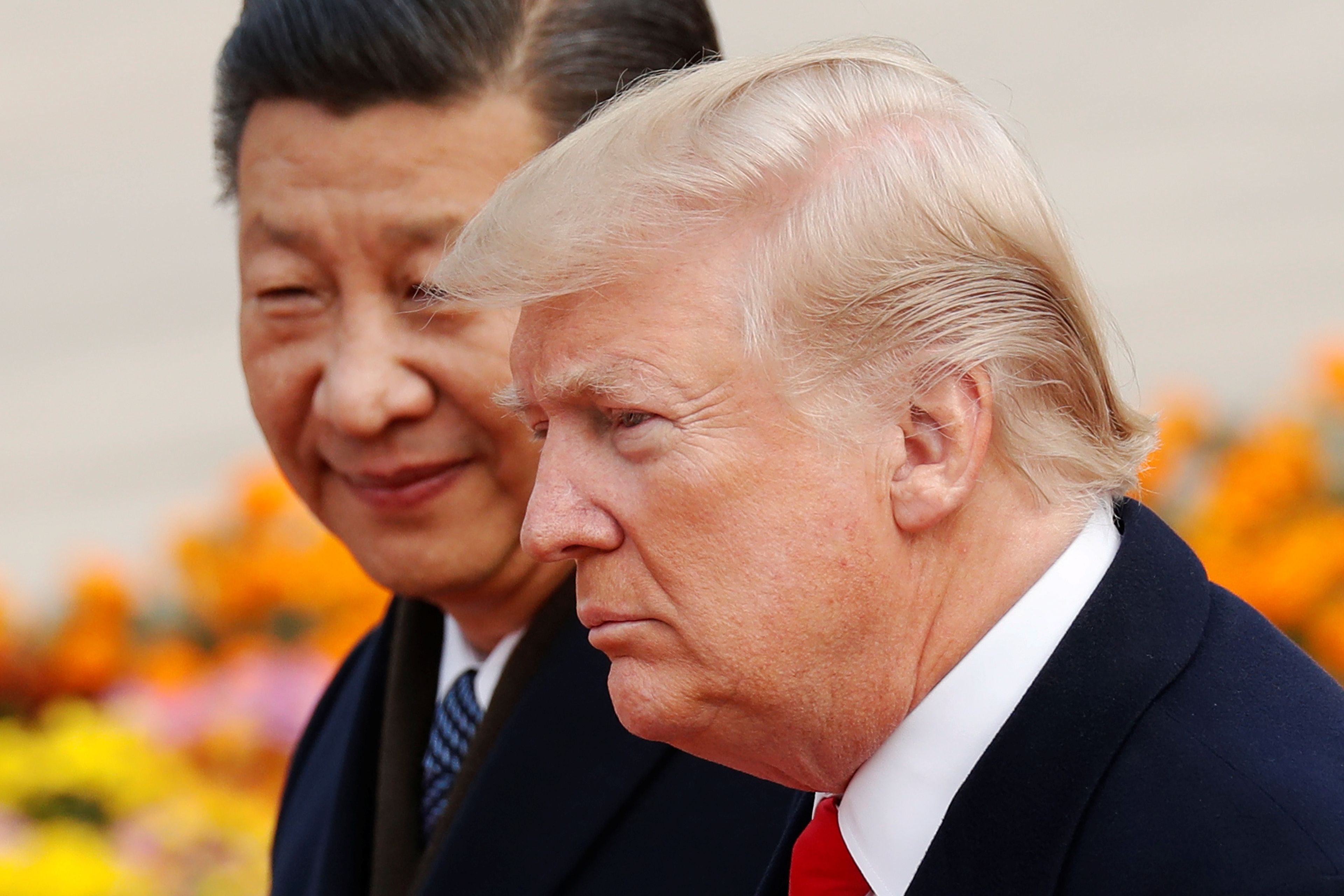 Xi Jinping, presidente de la República Popular China, y Donald Trump, presidente de Estados Unidos.
