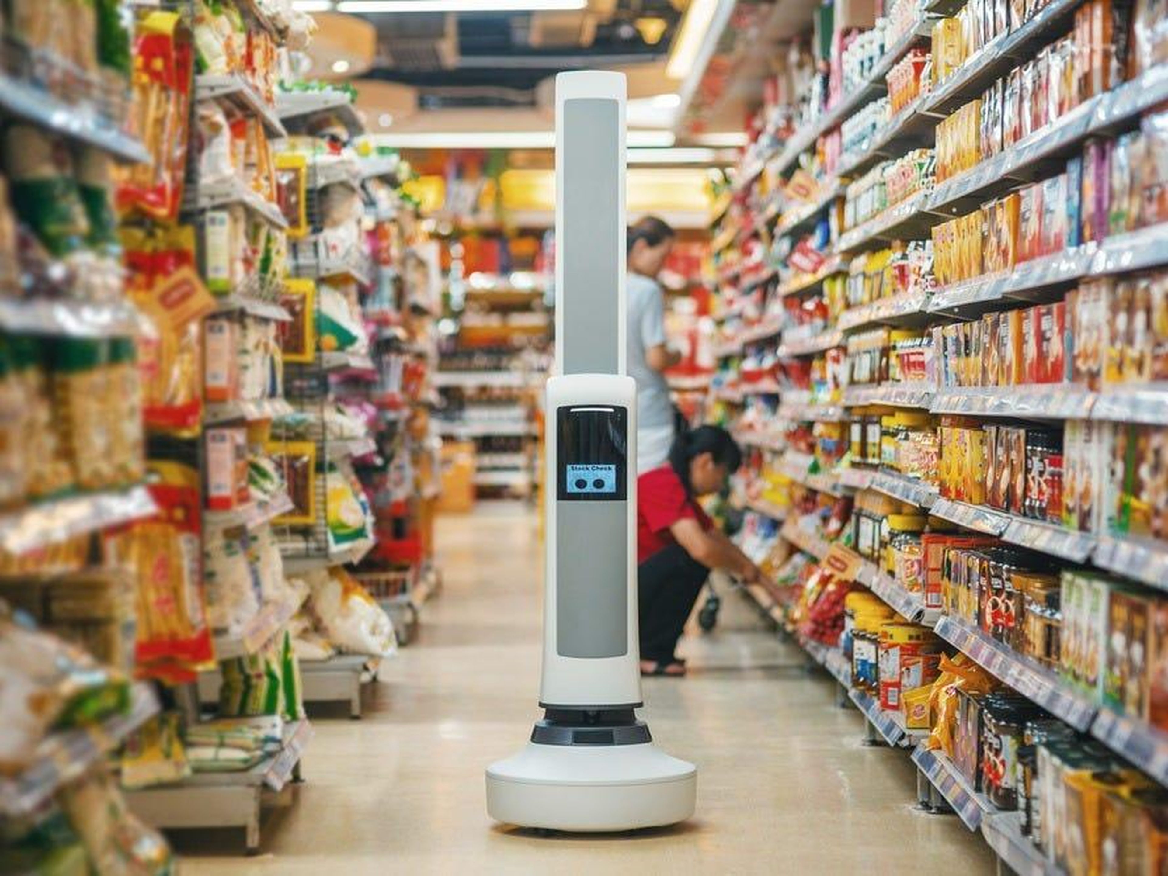 En 2019, la cadena regional de supermercados Giant Eagle comenzó a probar los robots Tally en sus tiendas. Los robots Tally, que son hechos por Simbe Robotics, examinan las estanterías para controlar las existencias.
