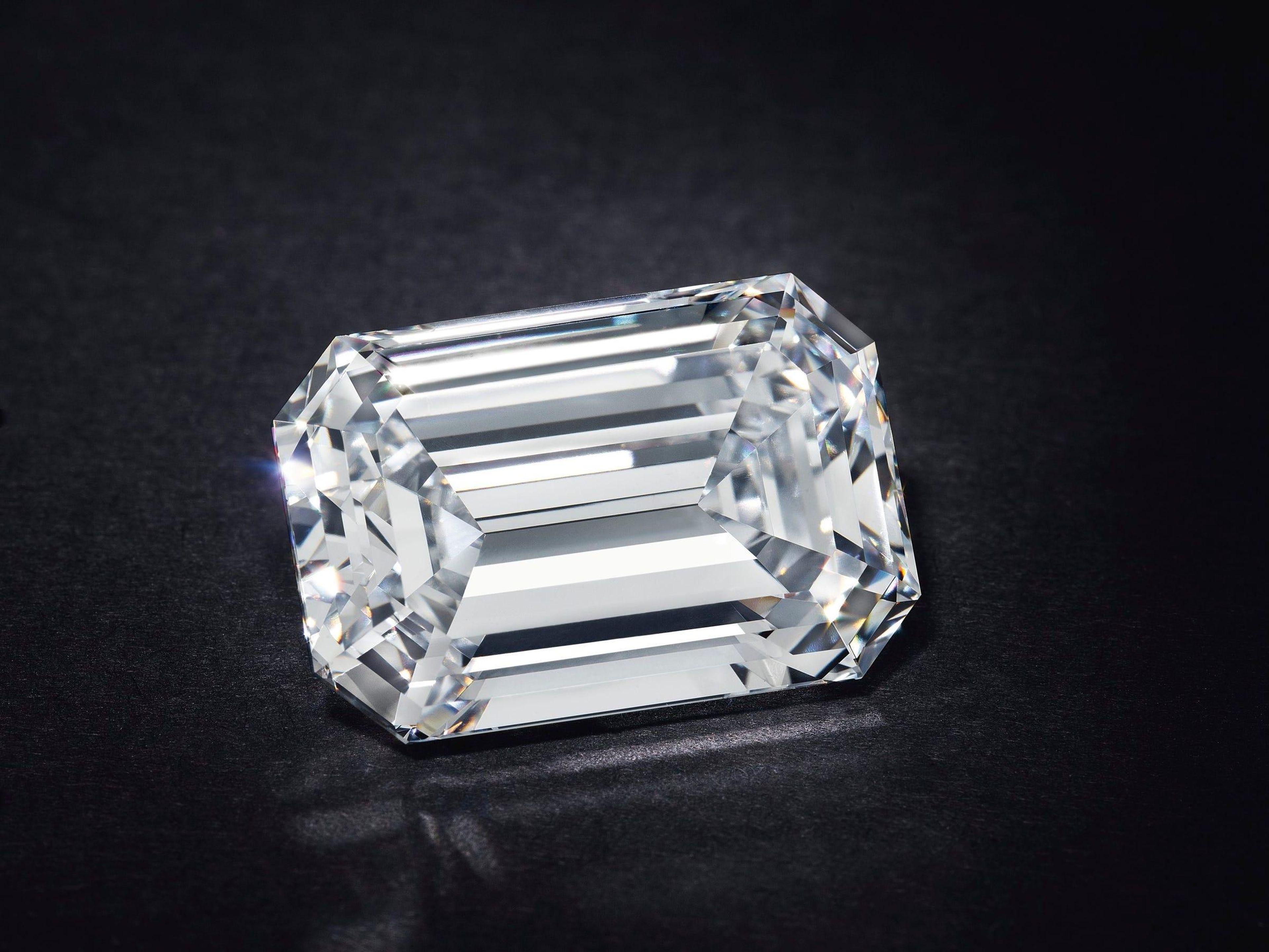 A 28-carat diamond just became the most expensive jewel ever auctioned online after selling for over $2.1 million