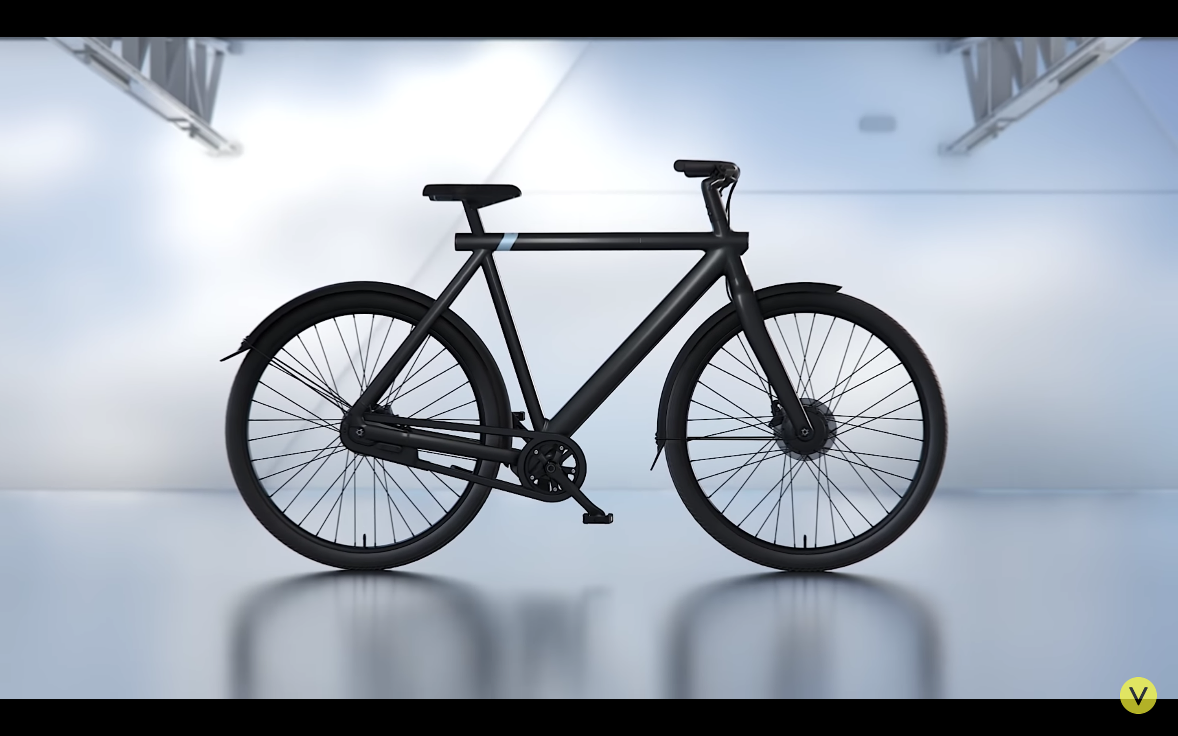 Un fotograma del anuncio de bicicletas eléctricas VanMoof censurado.