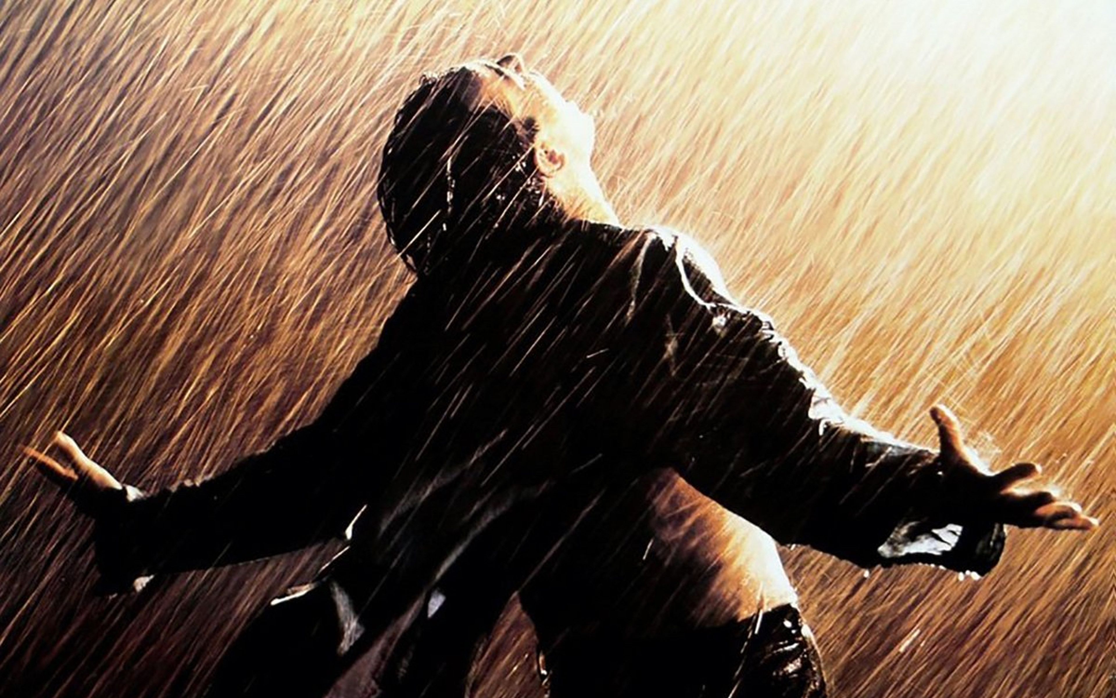 Мужчина кричал во время. Побег из Шоушенка под дождем. Побег из Шоушенка дождь. Побег из Шоушенка Энди Дюфрейн. Энди Дюфрейн под дождем.