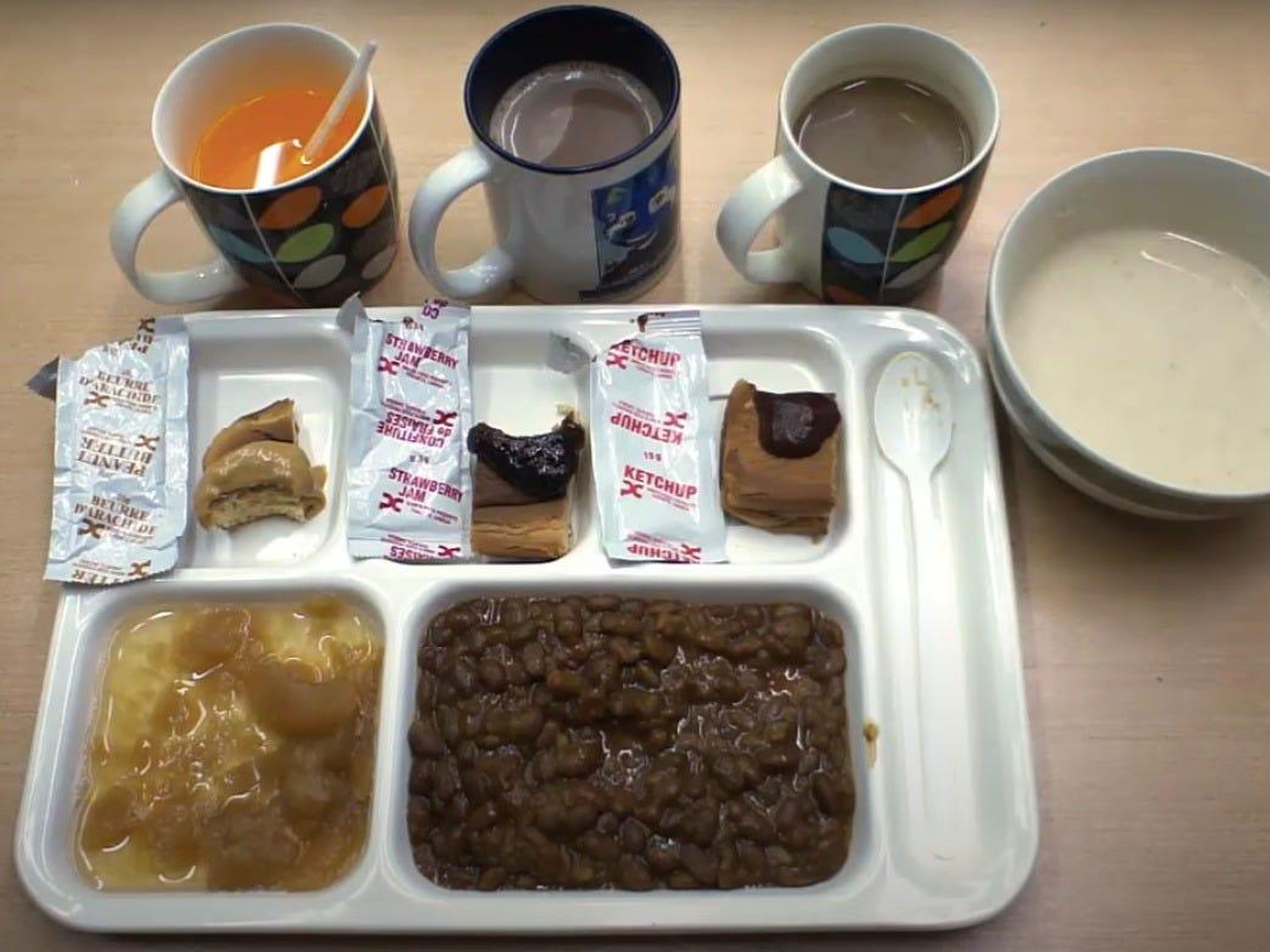 Paquete de comida individual del ejército canadiense (menú 1)