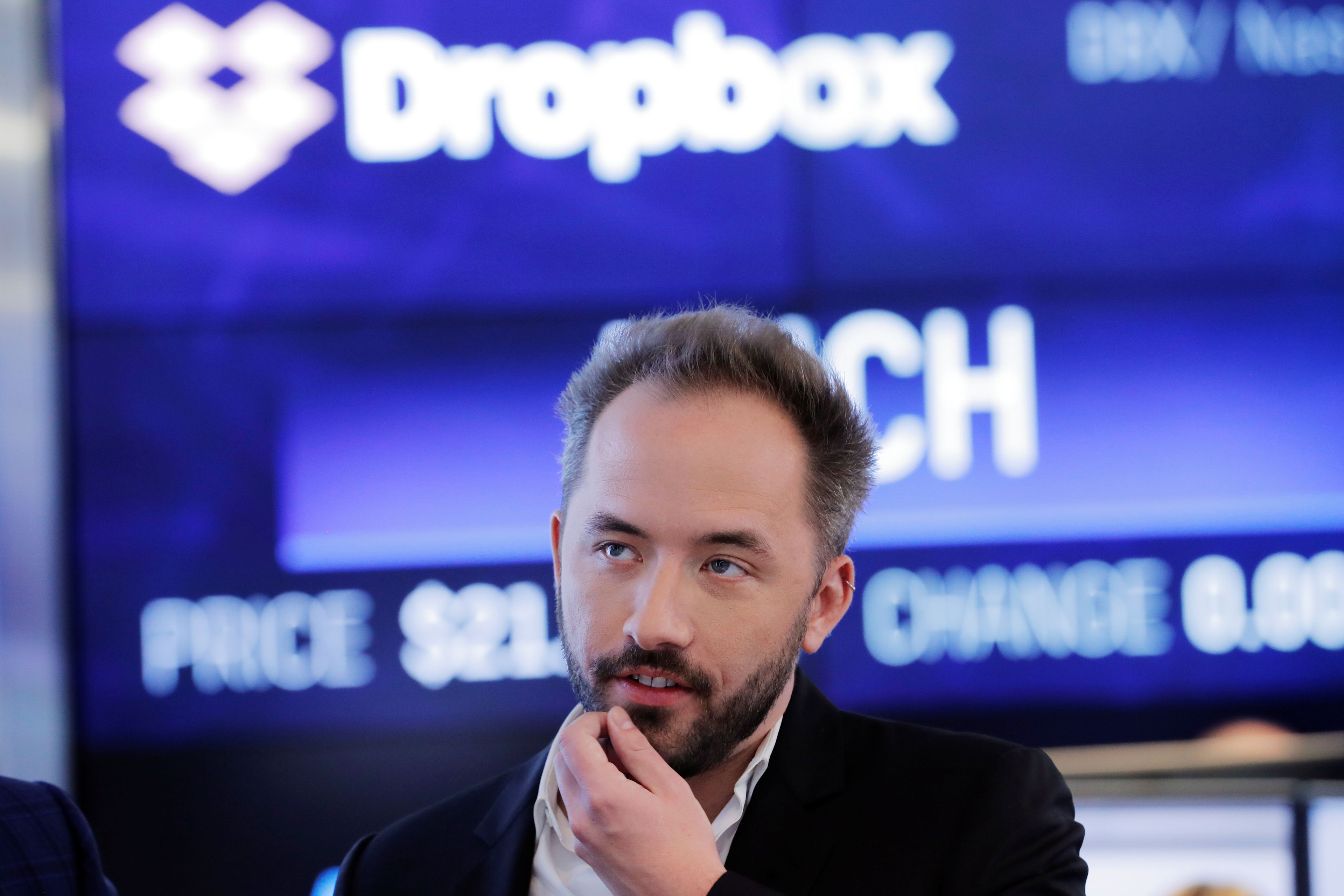 Drew Houston, cofundador y CEO de Dropbox.