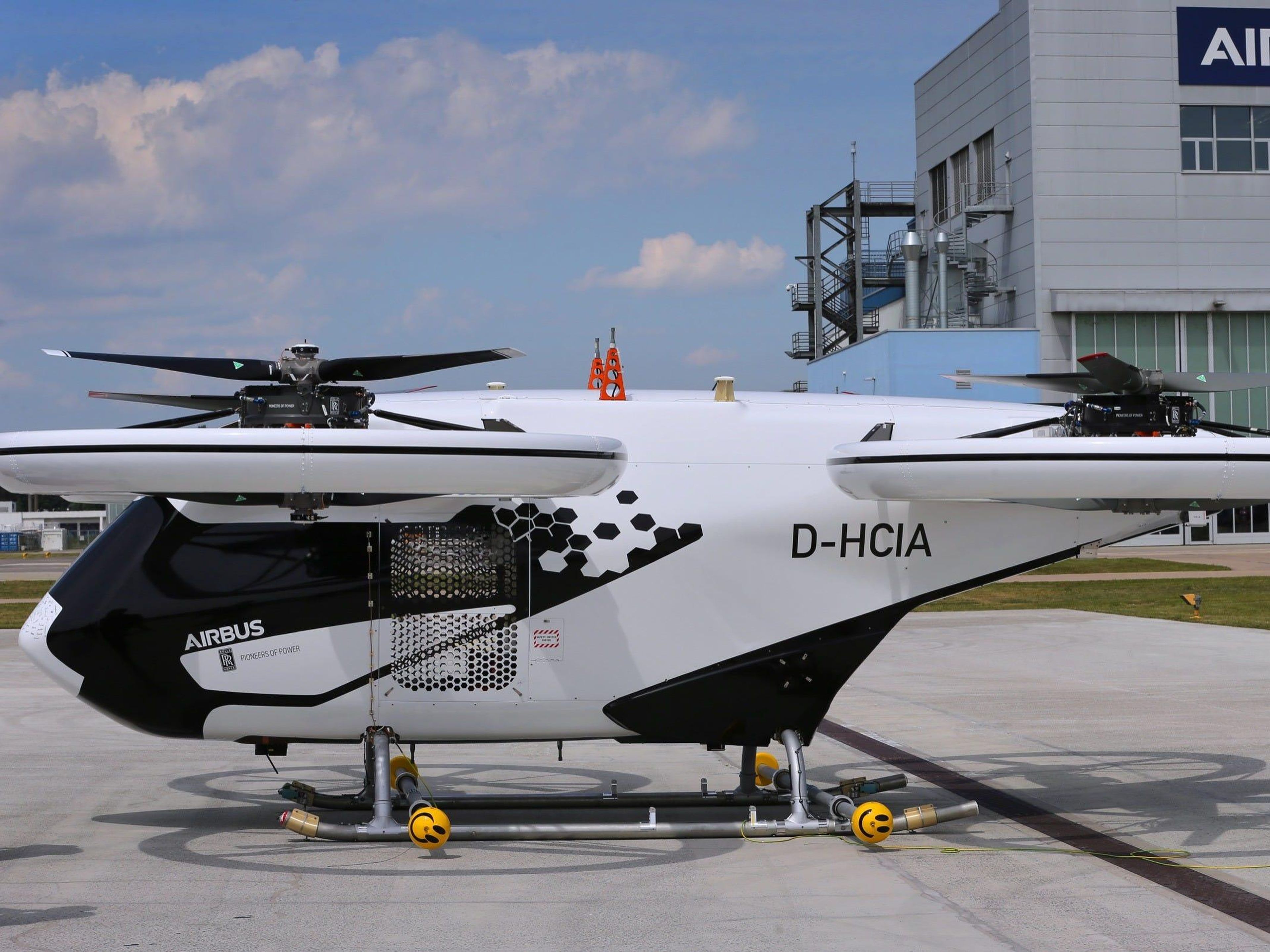 The eVTOL, registered as D-HCIA, didn't leave the Airbus facility on either occasion but the flights are important milestones on the way to certification.