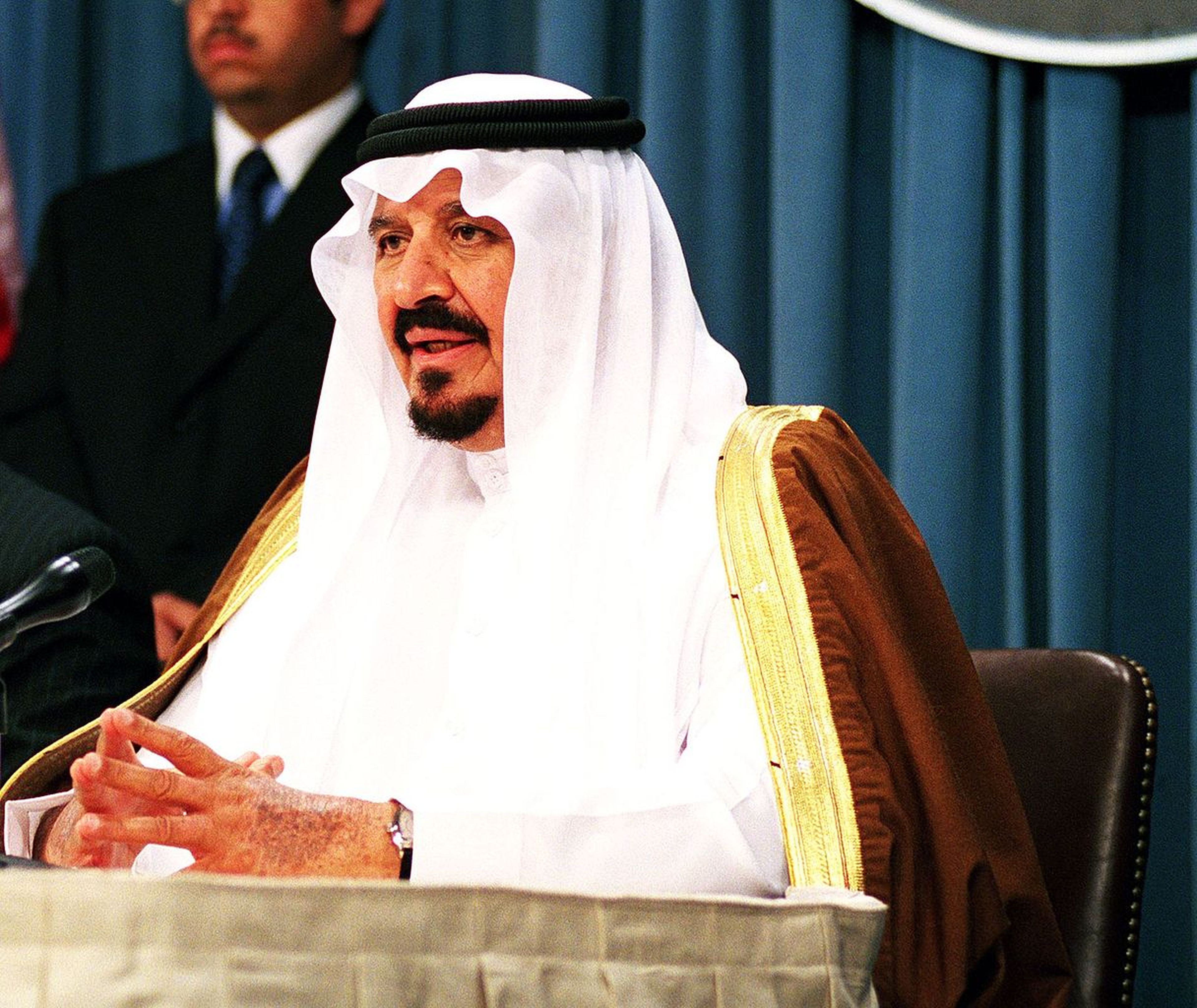 El rey saudí Fahd Bin Abdulaziz.