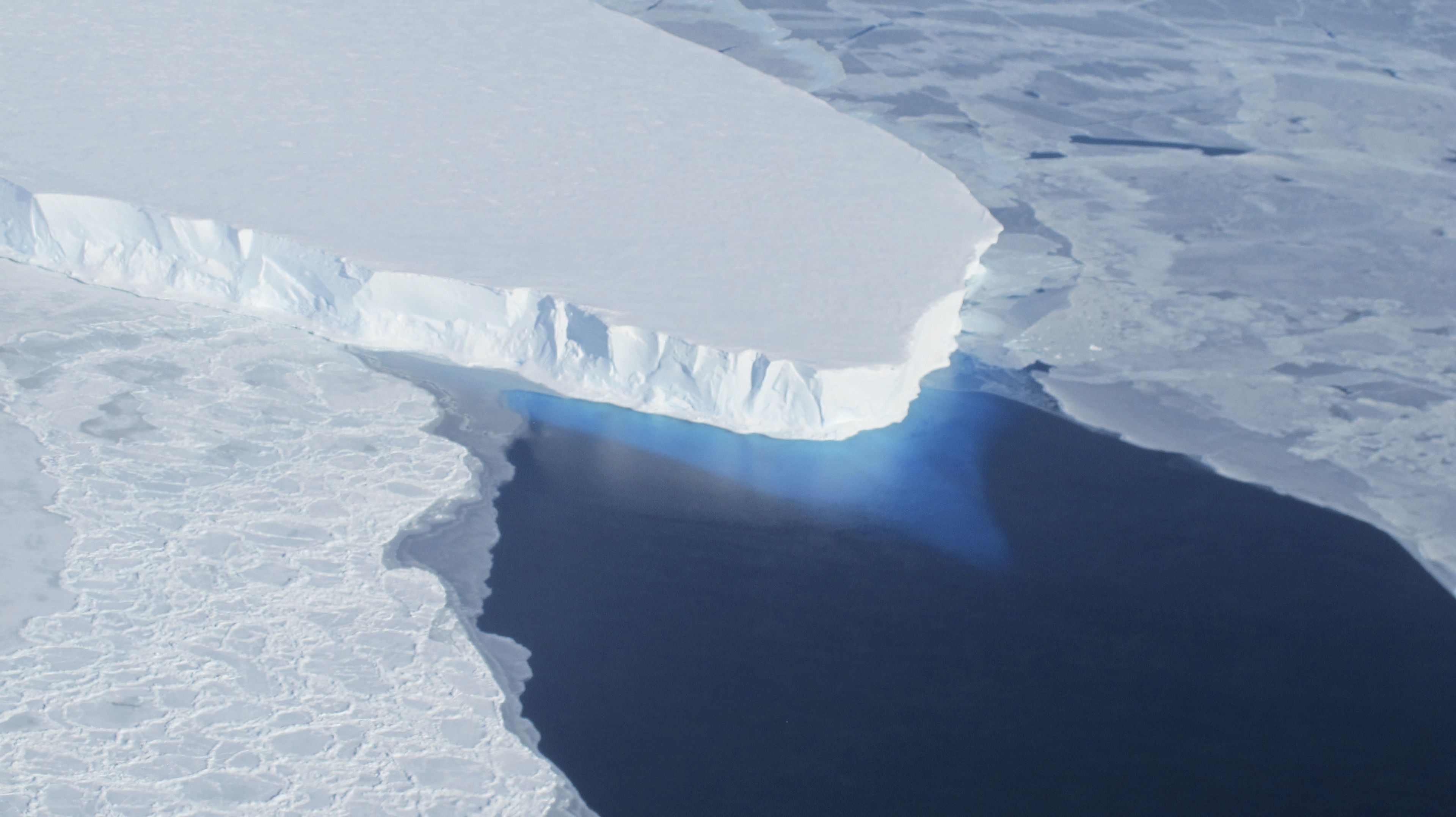 El glaciar de Thwaites en imágenes de la NASA