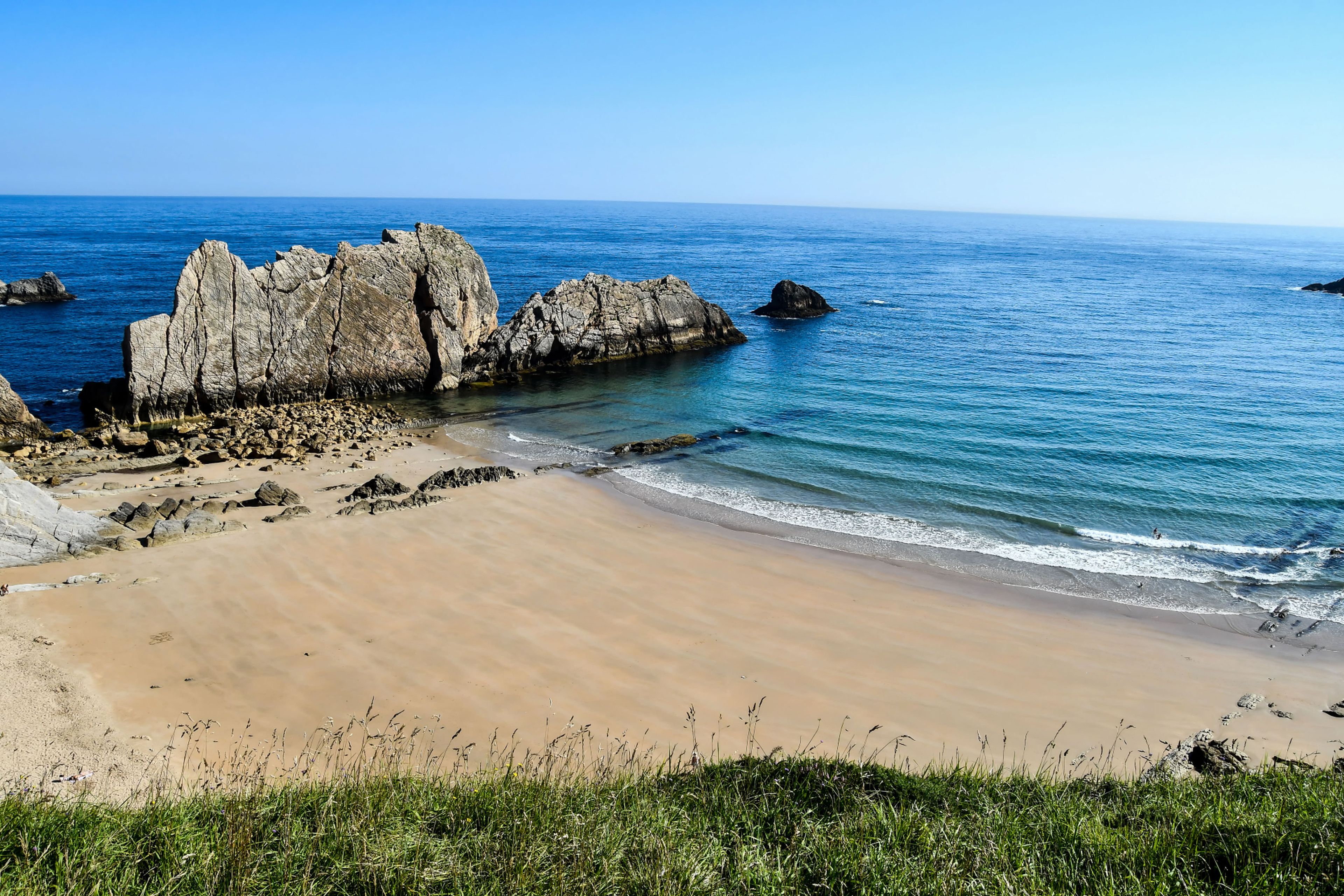 Playa de Arnia, en Piélagos (Cantabria)