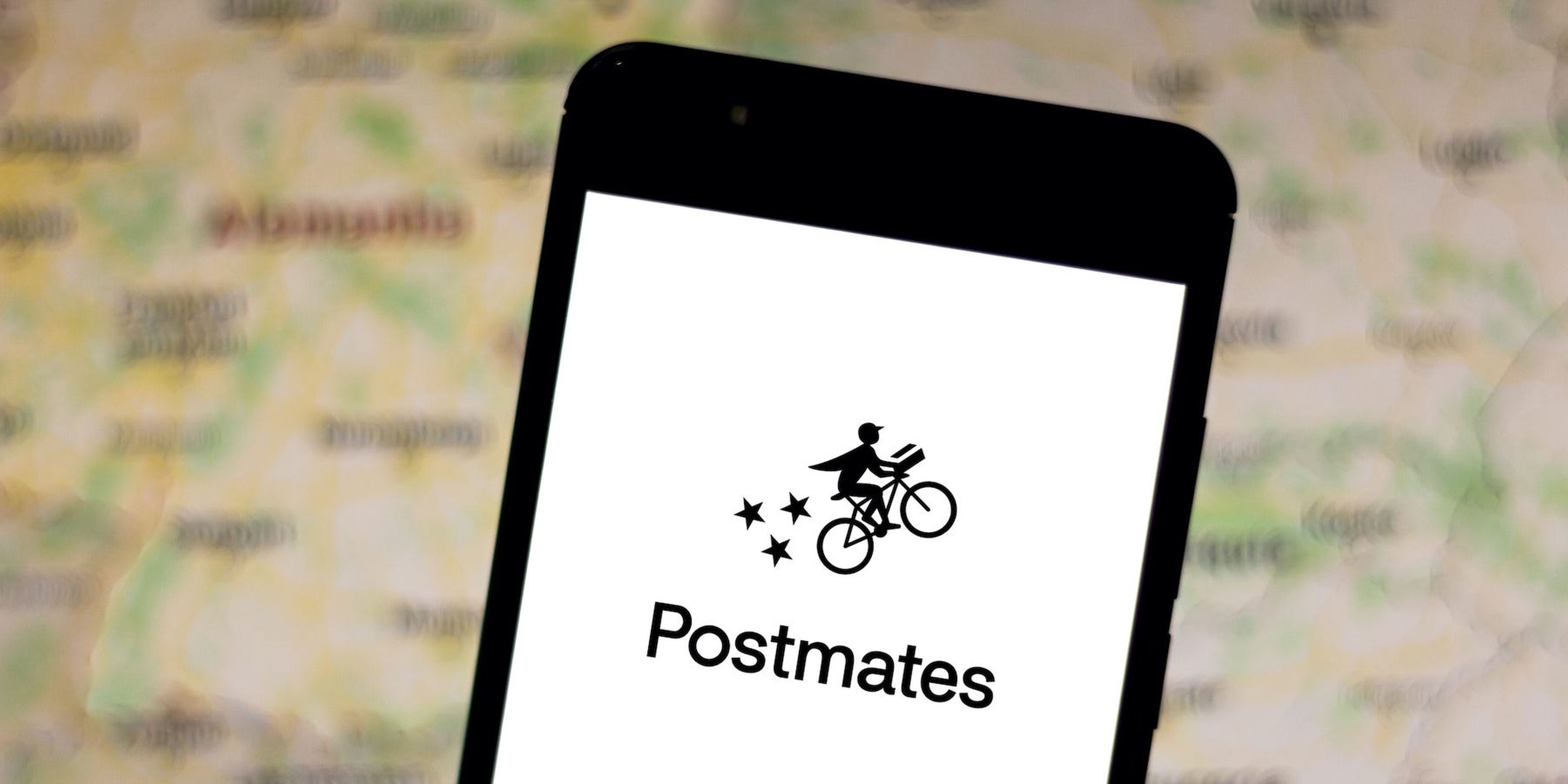 El logo de Postmates.