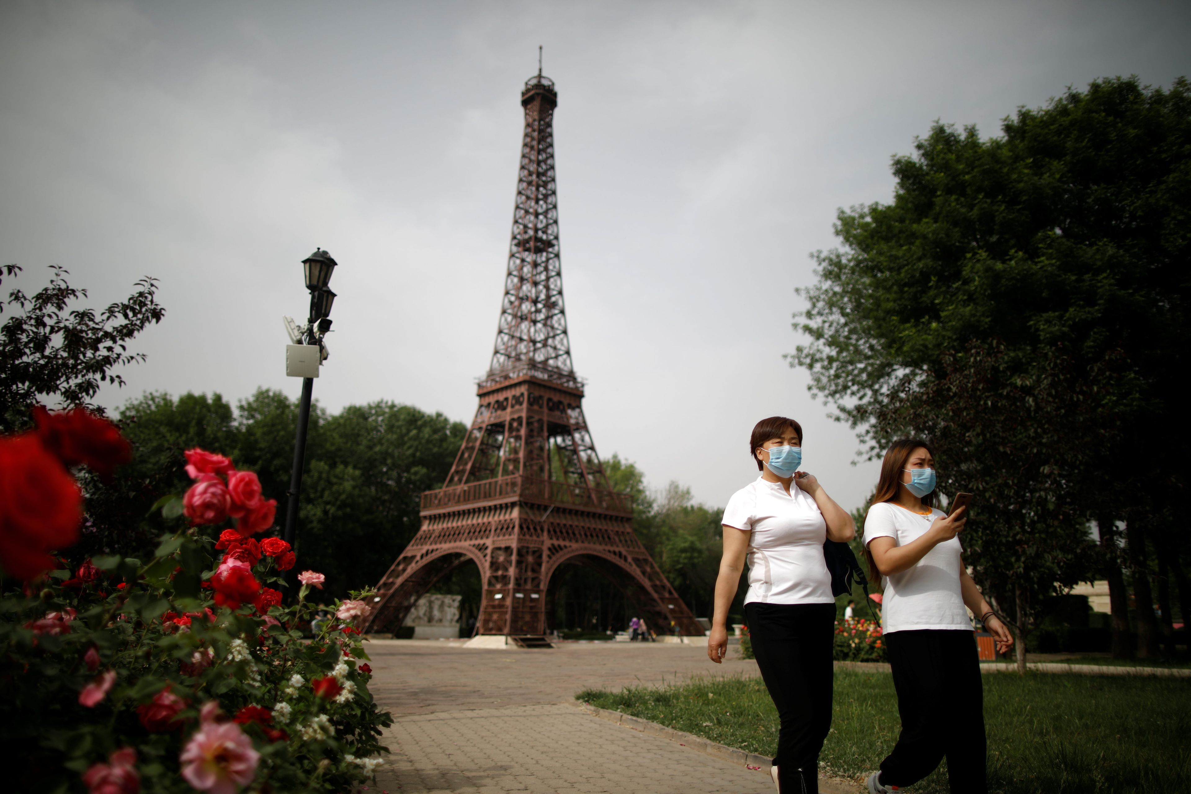 Réplica de la Torre Eiffel en China.