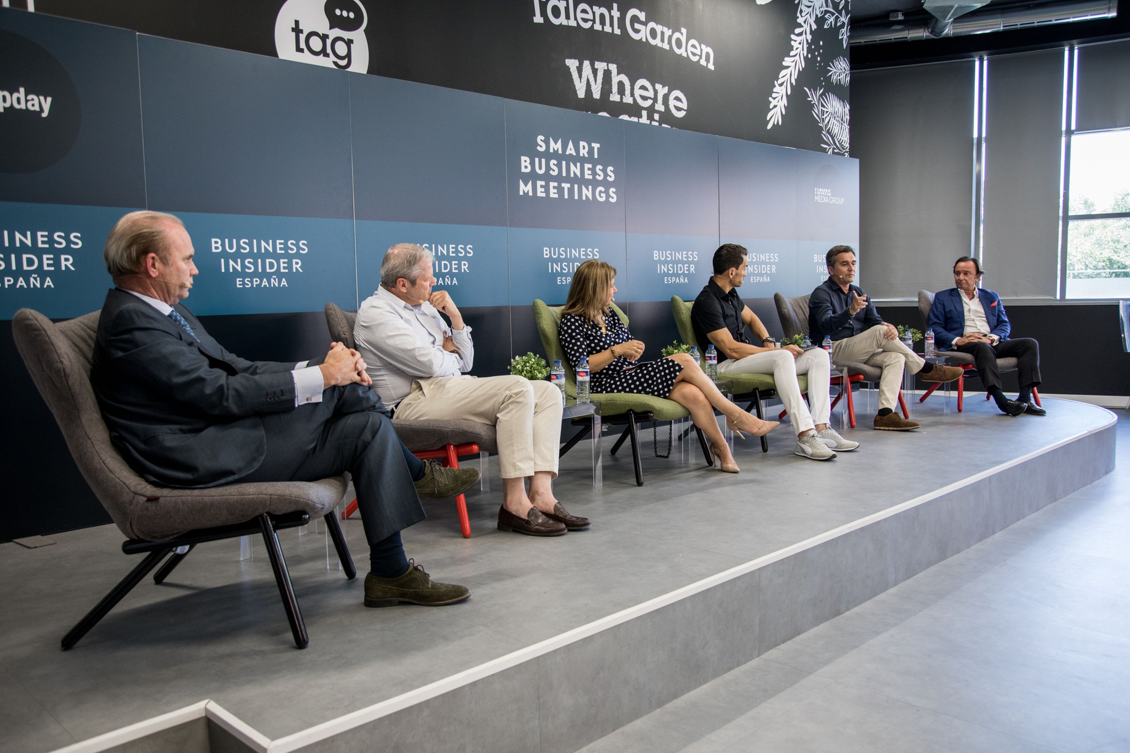 Ponentes del IX Smart Business Meeting moderados por el CEO de Axel Springer España, Manuel del Campo