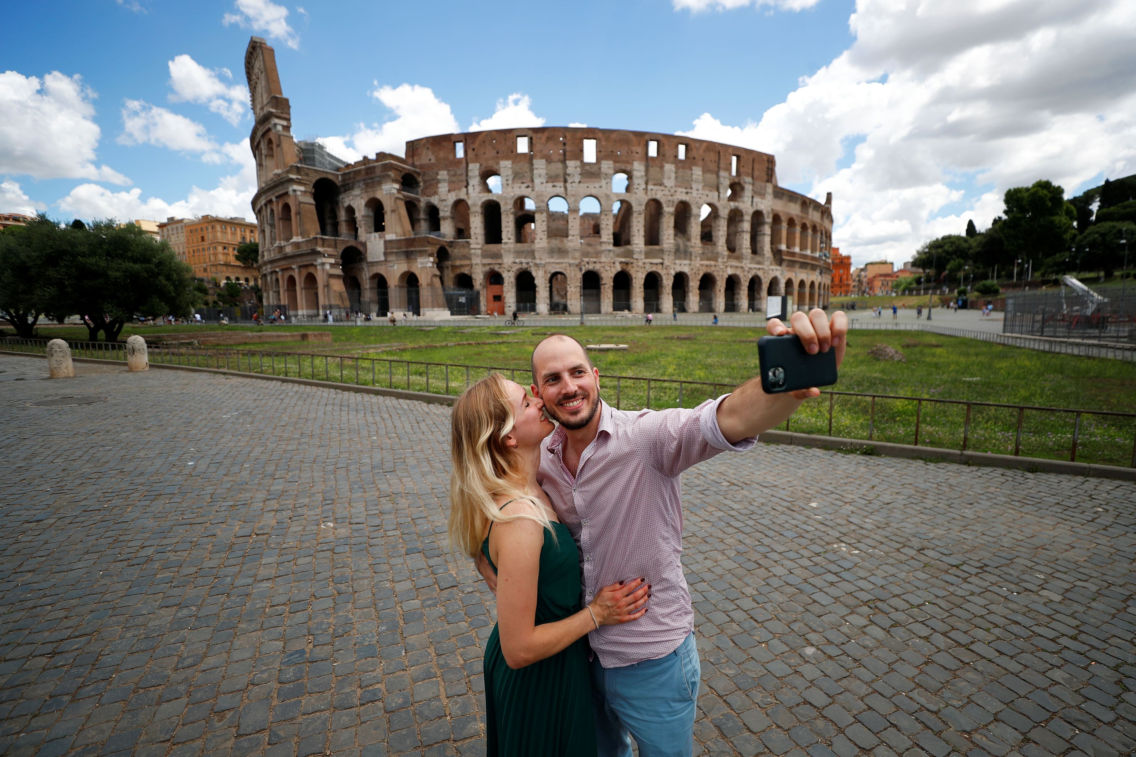 Selfie en Roma