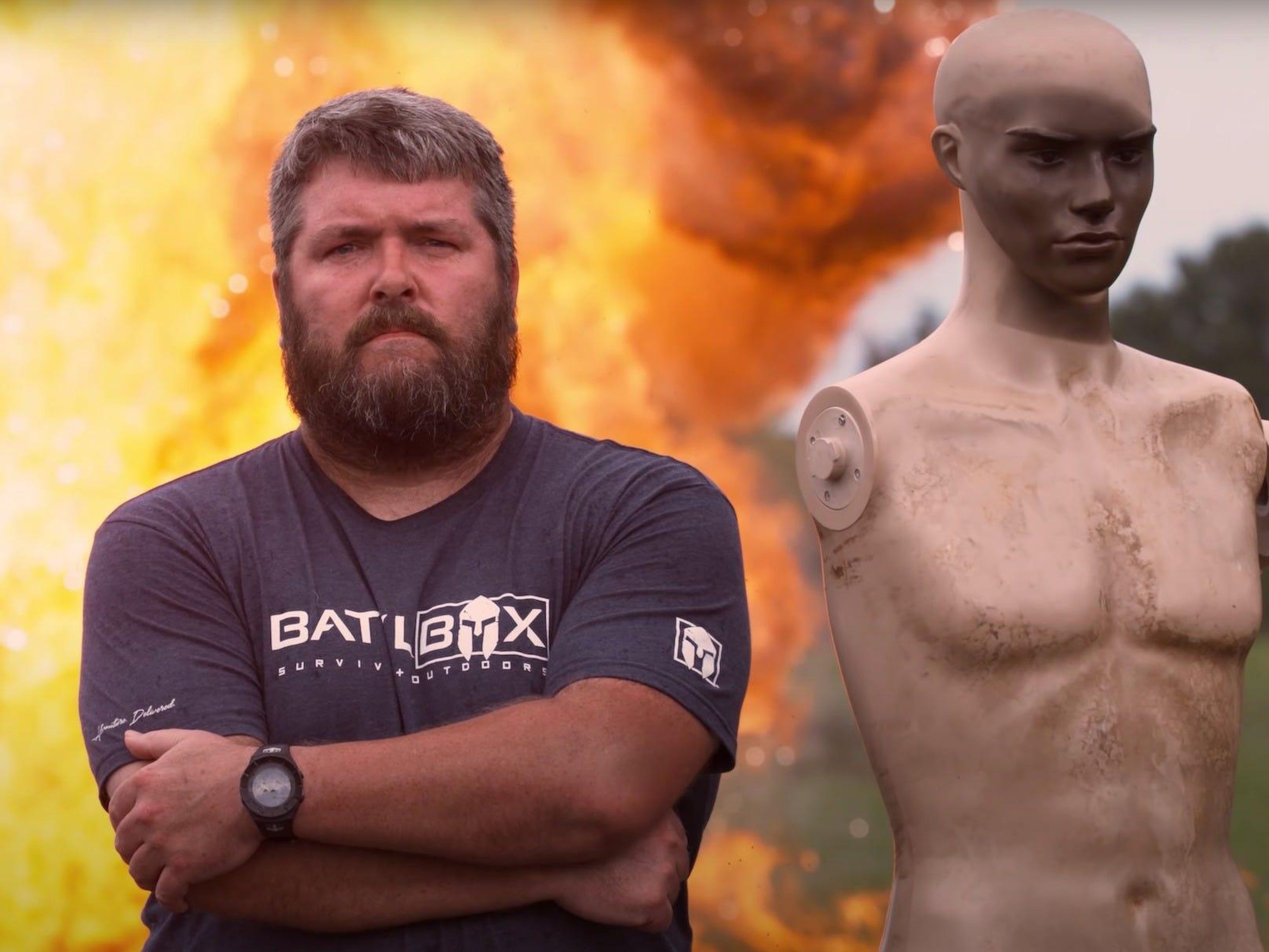 "The BattlBox crew tests out a variety of products designed to help people survive dangerous situations, including fires, explosions and intruders."