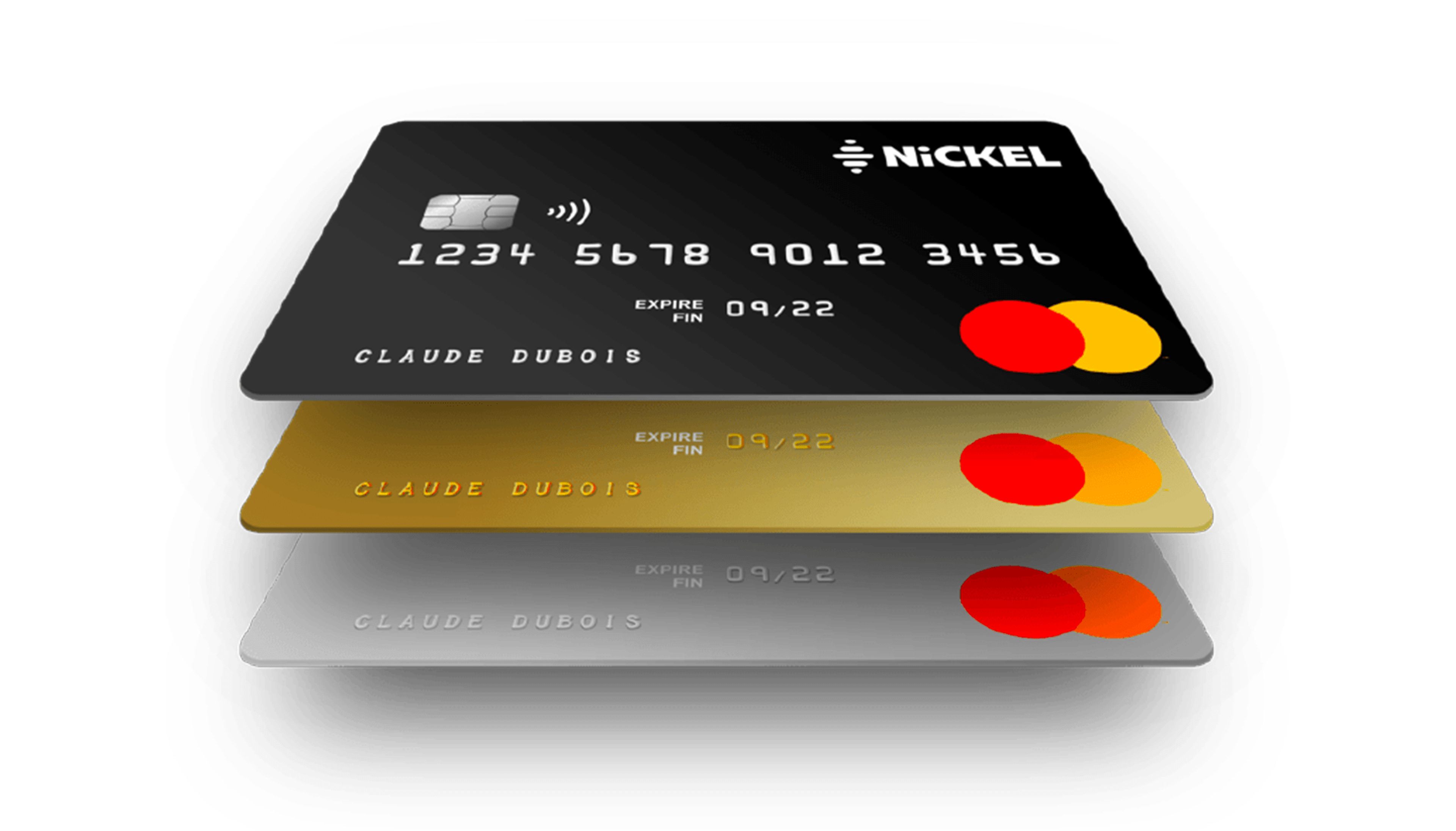 Tarjetas Mastercard de Nickel en Francia