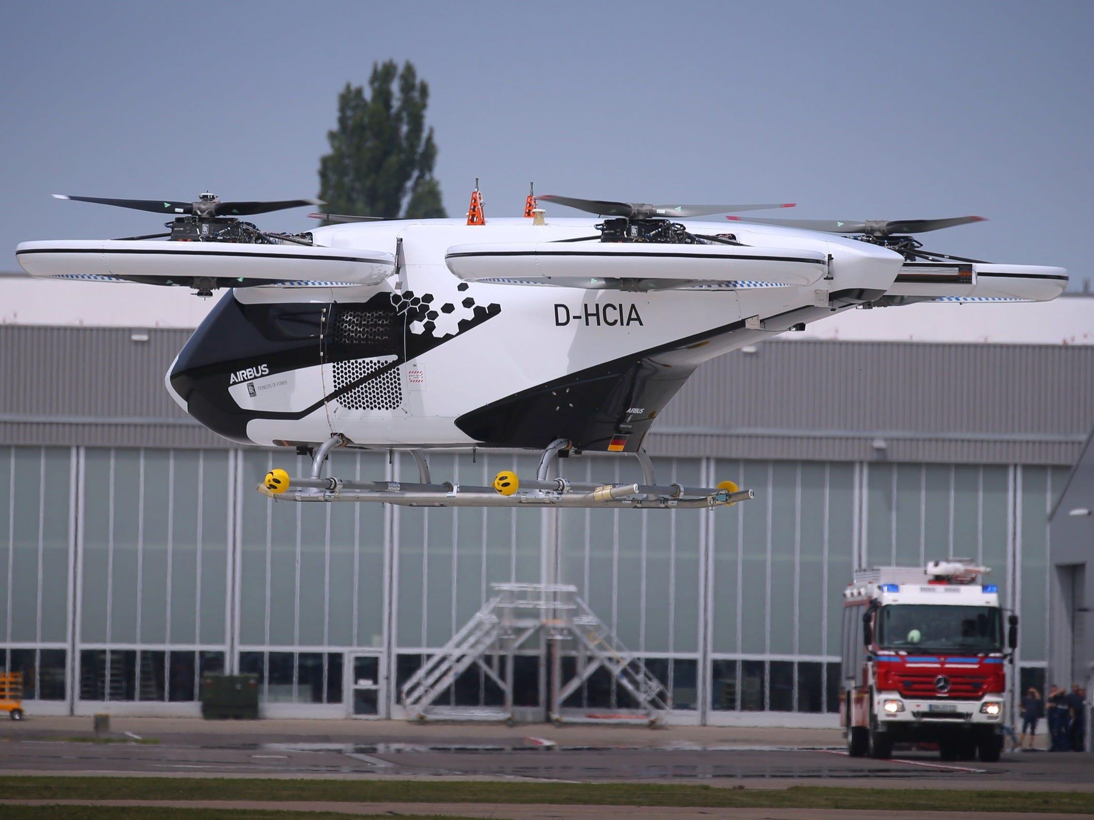Though the hope is for Airbus' eVTOLs to fly completely autonomously in the future, initial plans call for CityAirbus to be a remotely-piloted aircraft.
