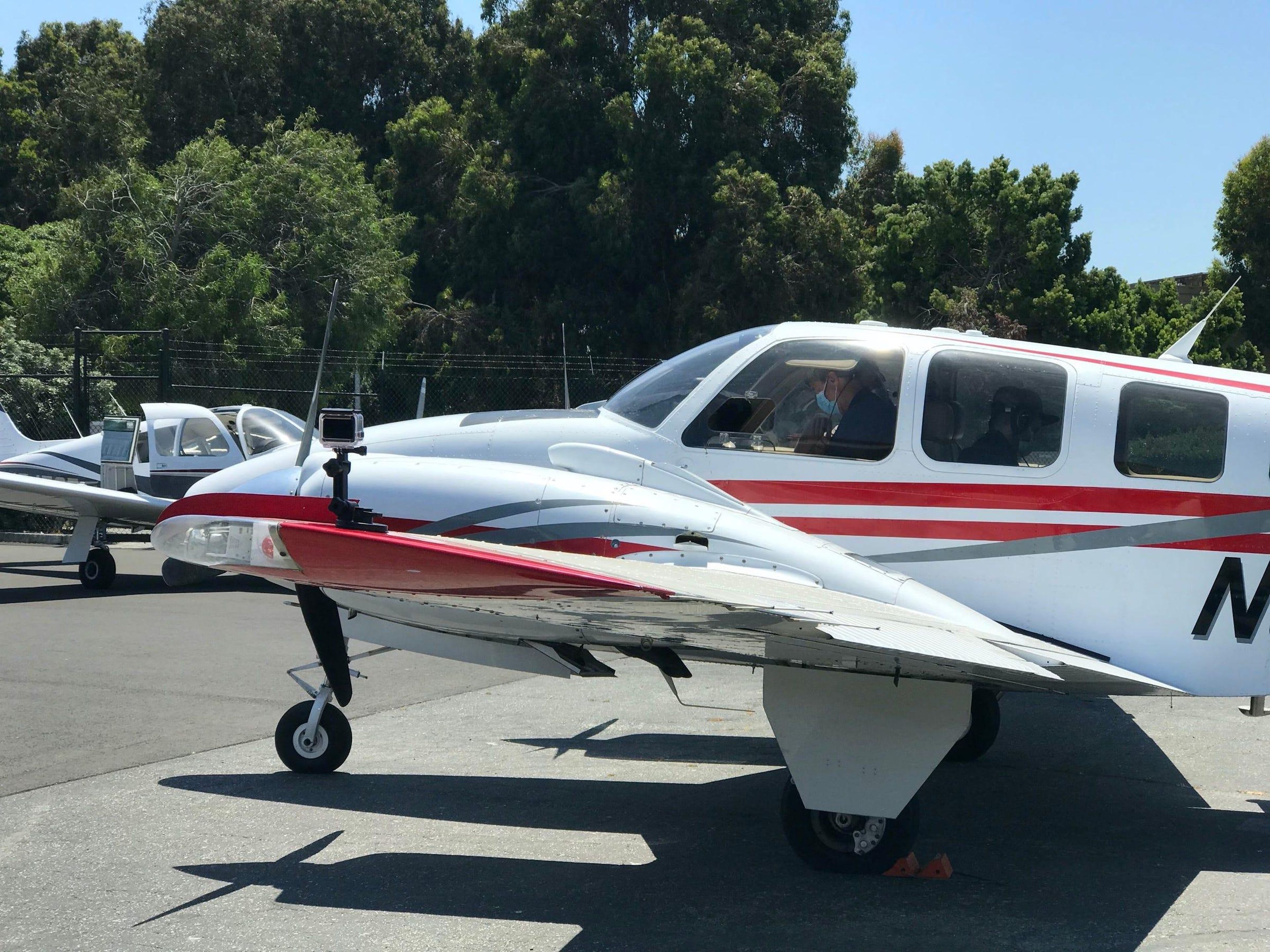 A Beechcraft Baron 58 used by Airbus Acubed's Project Wayfinder. Airbus Acubed/Project Wayfinder