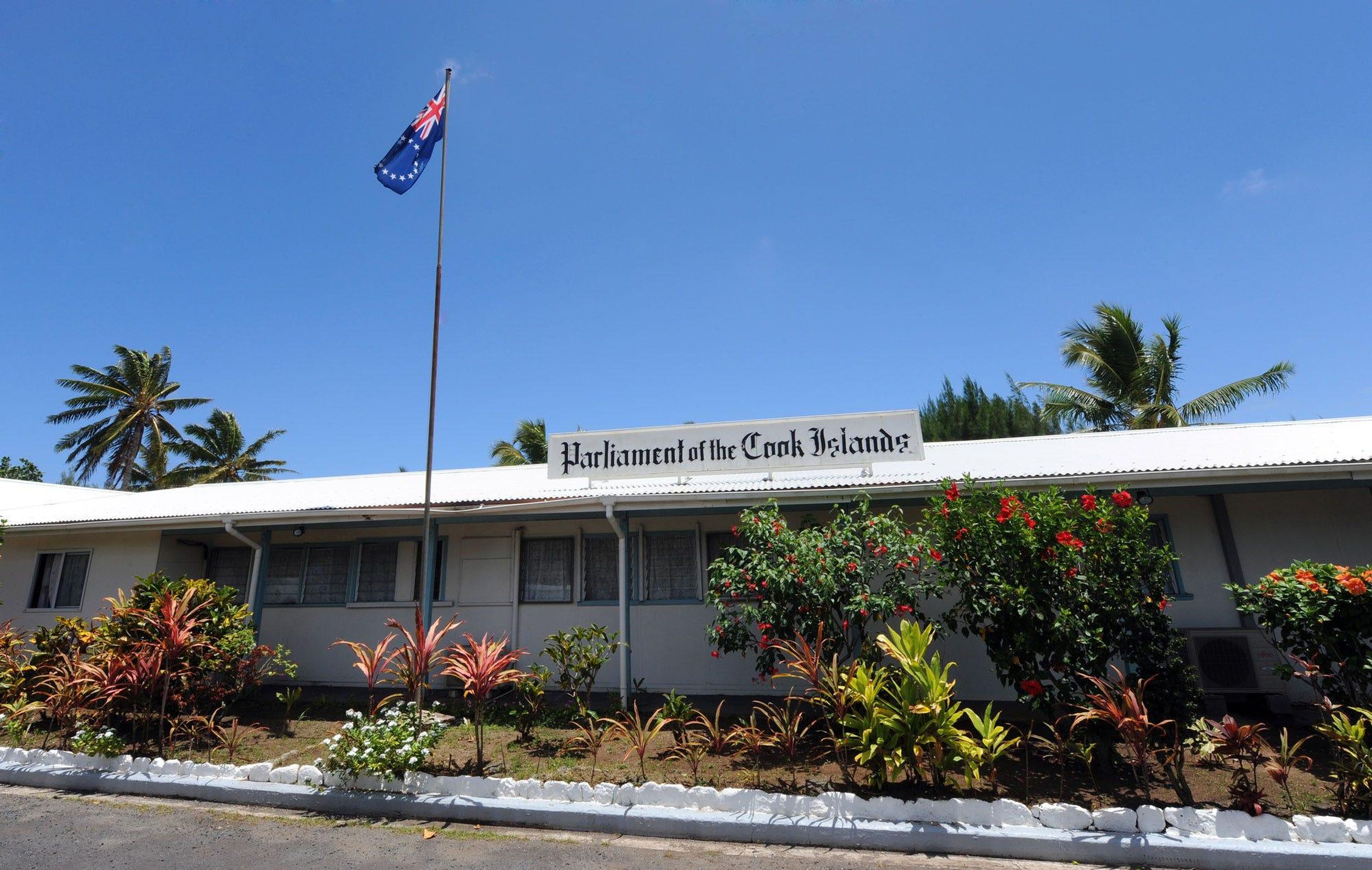 El parlamento de las Islas Cook en diciembre de 2009.