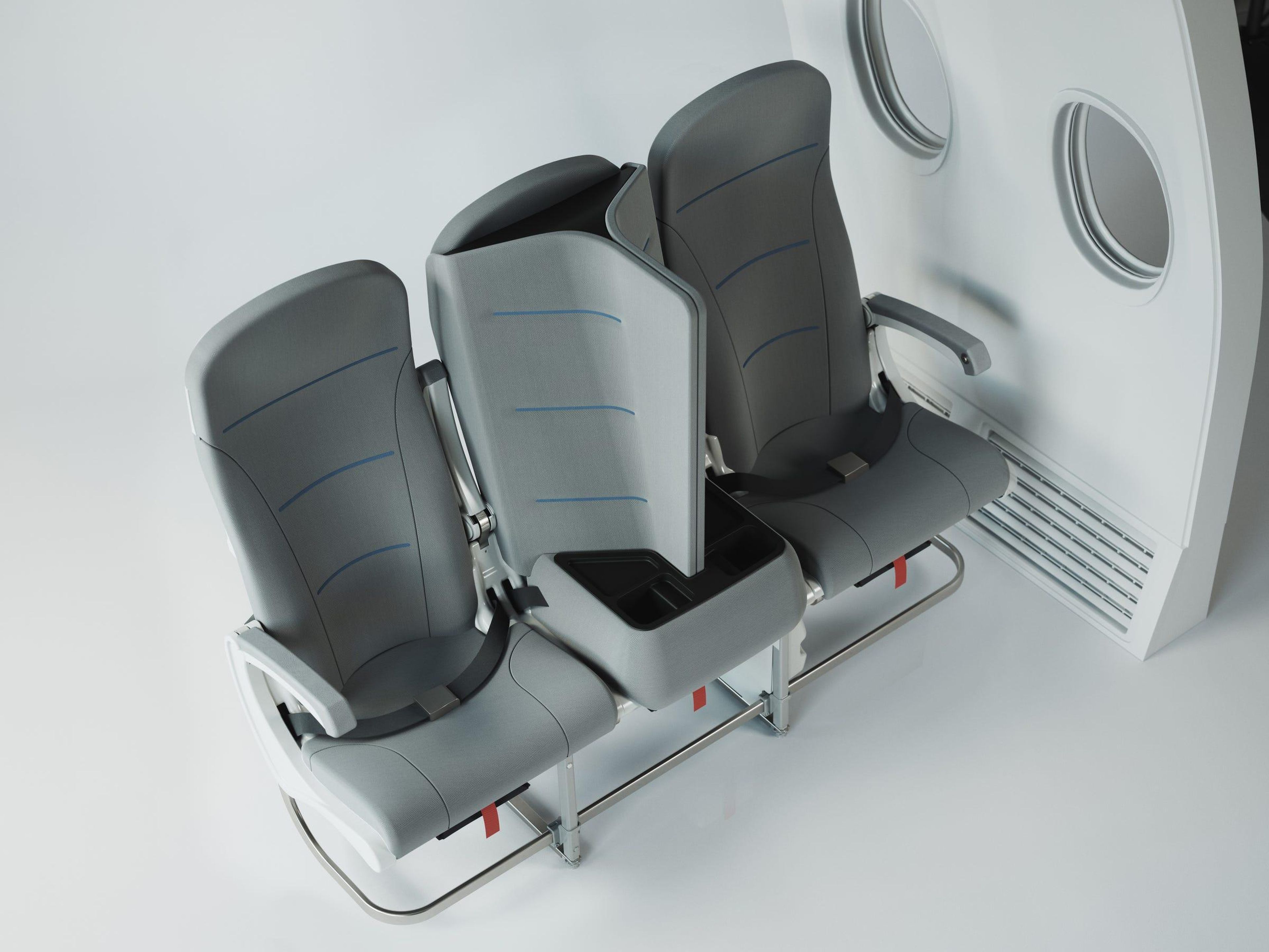 Los asientos Interspace Lite fueron diseñados originalmente para que dormir fuera más cómodo.